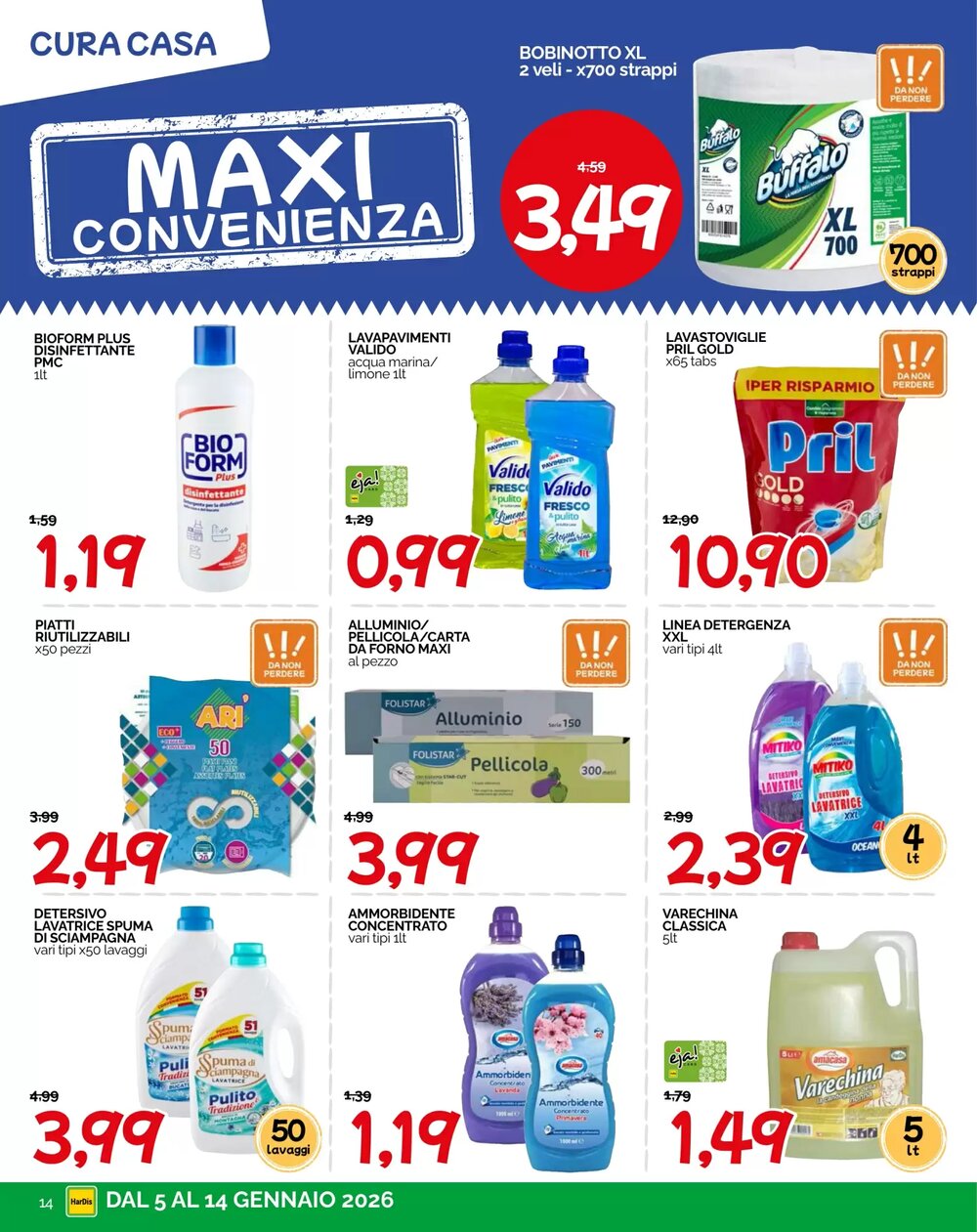 Volantino promozionale Hardis  valide dal 05/01/2026 - Pagina 14.
