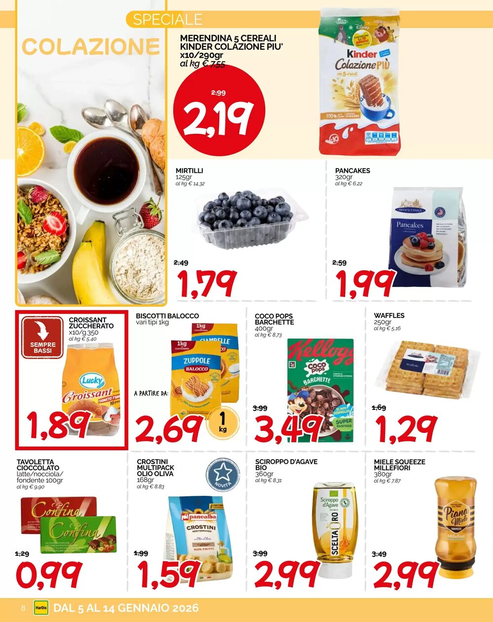 Volantino promozionale Hardis  valide dal 05/01/2026 - Pagina 8.