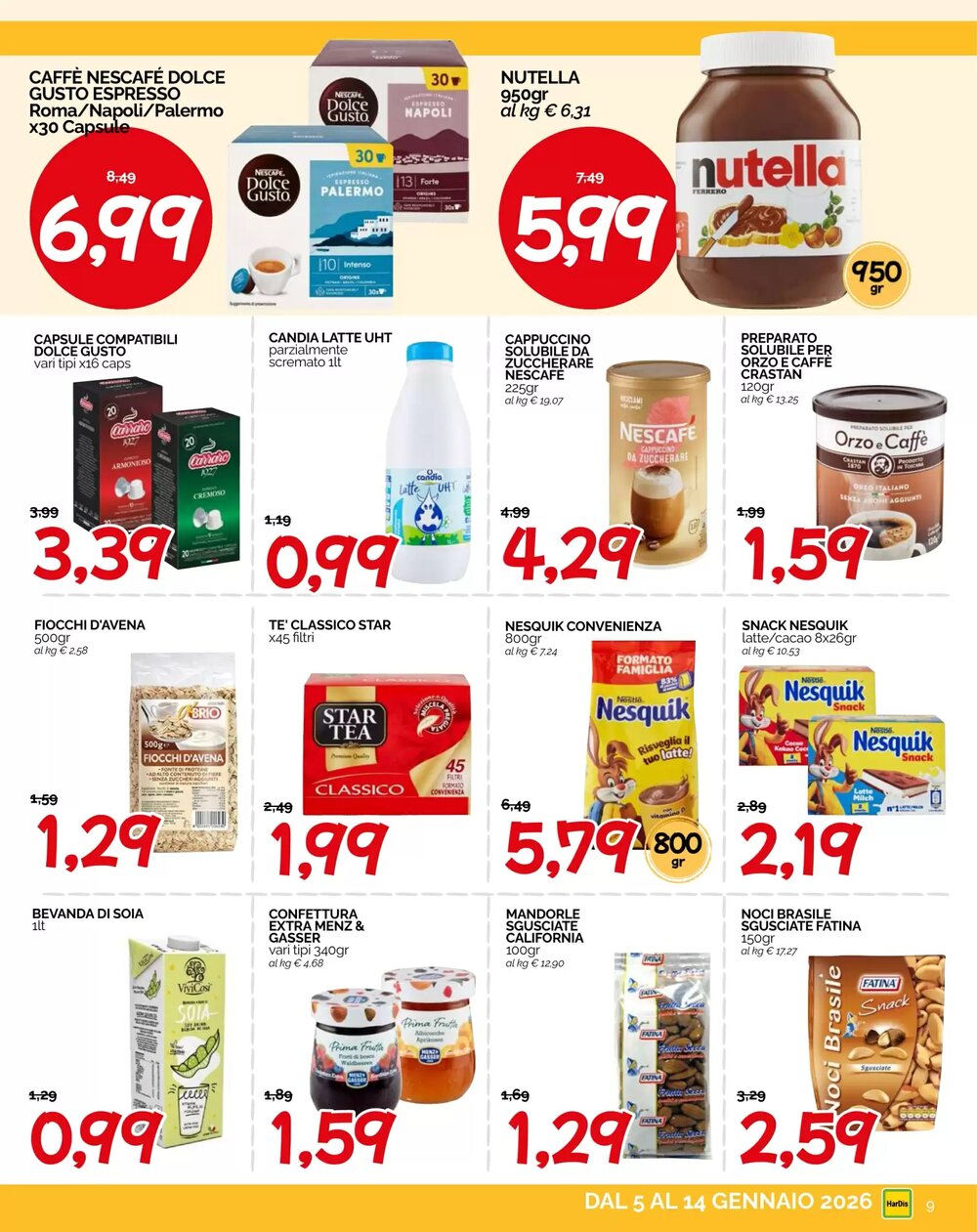 Volantino promozionale Hardis  valide dal 05/01/2026 - Pagina 9.