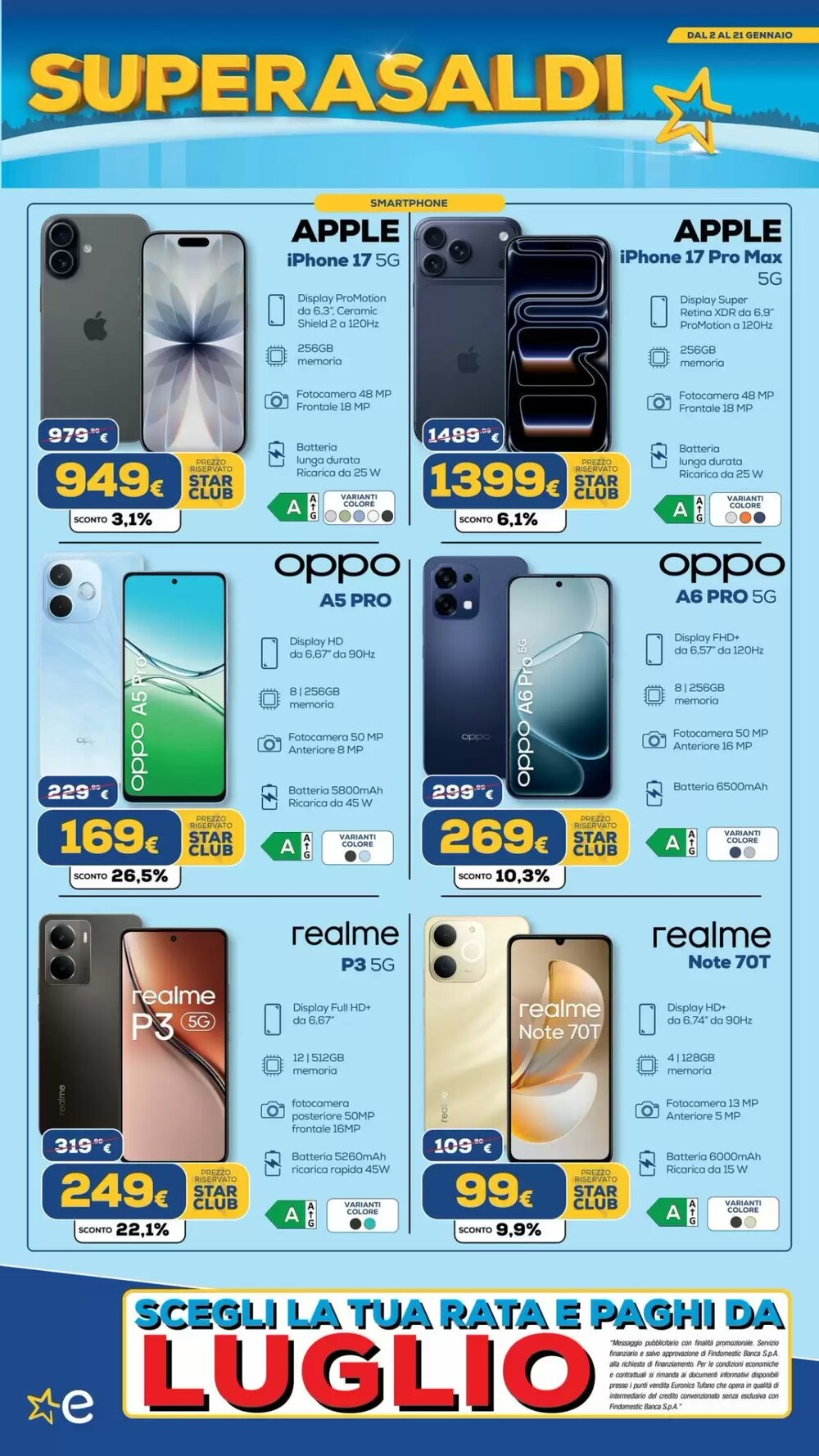 Volantino promozionale Euronics Tufano  valide dal 05/01/2026 - Pagina 10.