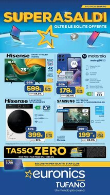 Volantino promozionale Euronics Tufano  valide dal 05/01/2026 - Pagina 1.