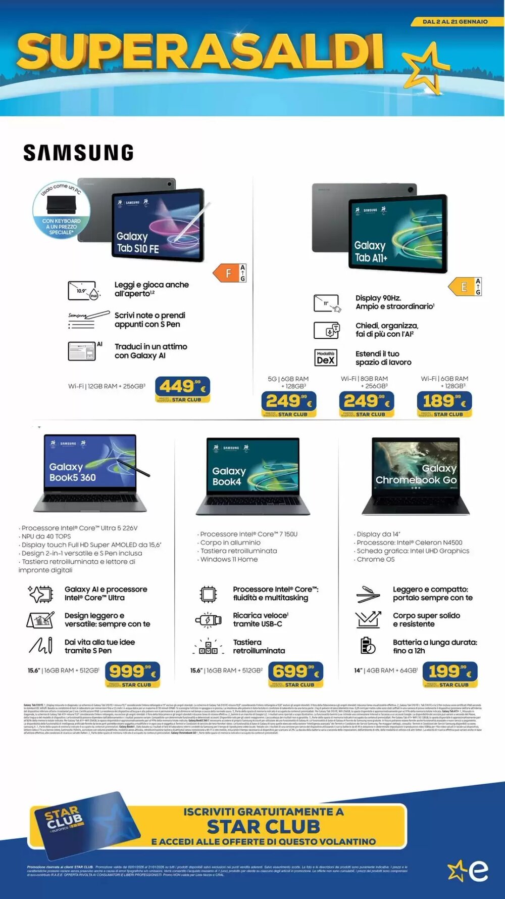 Volantino promozionale Euronics Tufano  valide dal 05/01/2026 - Pagina 5.
