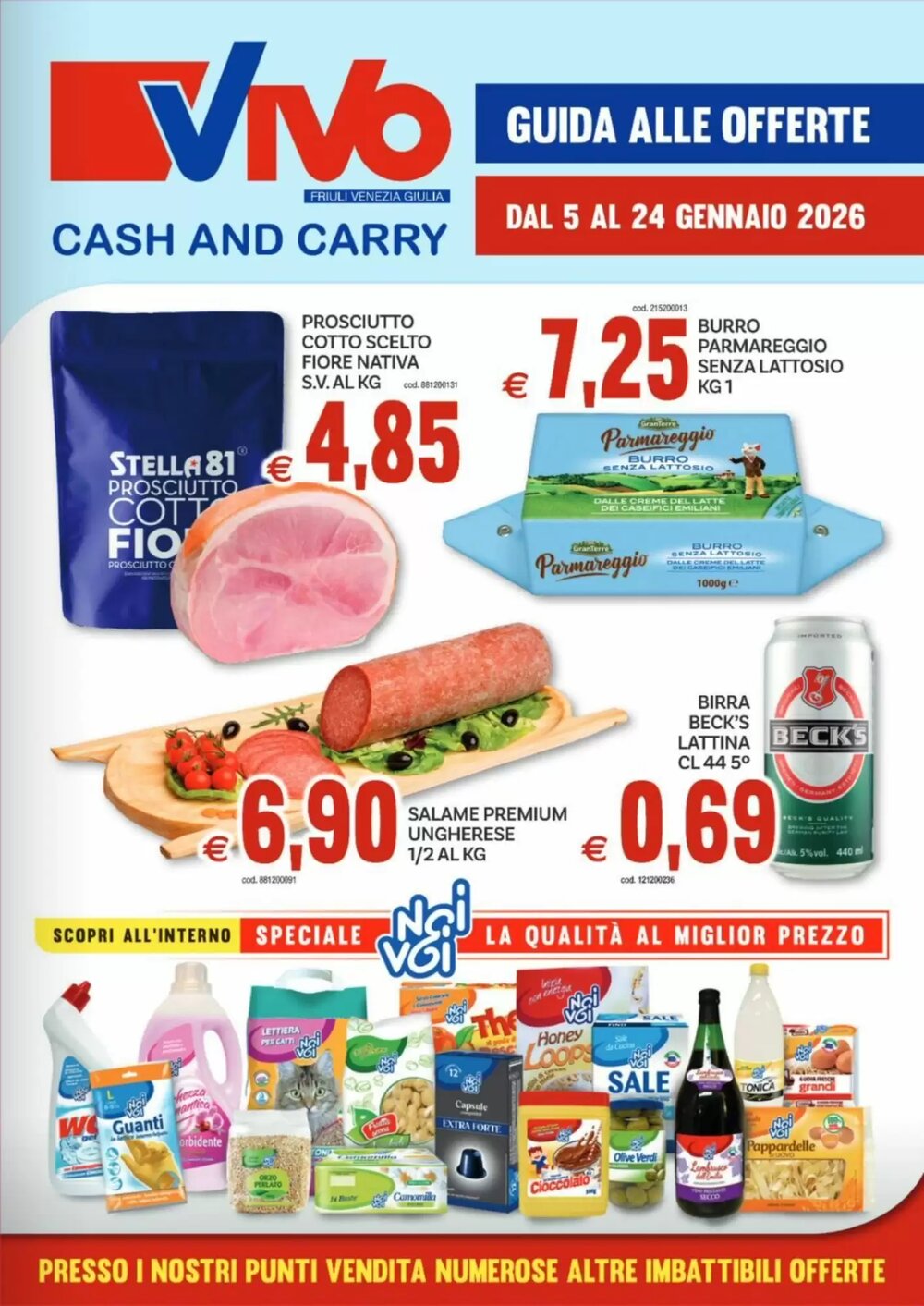Volantino promozionale Vivo Supermercati  valide dal 05/01/2026 - Pagina 1.