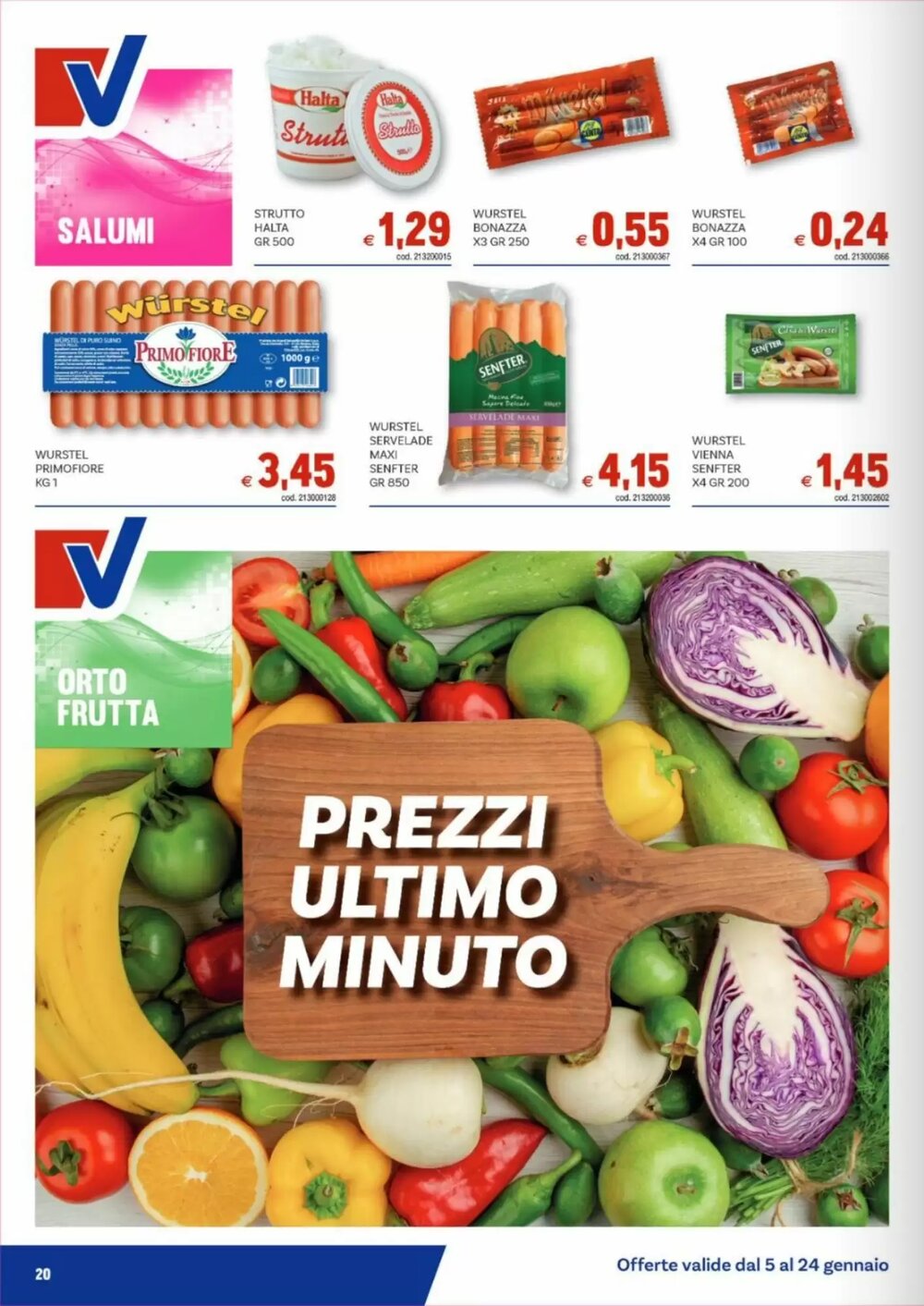 Volantino promozionale Vivo Supermercati  valide dal 05/01/2026 - Pagina 20.