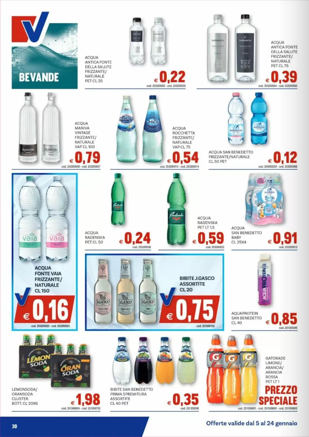 Volantino promozionale Vivo Supermercati  valide dal 05/01/2026 - Pagina 30.