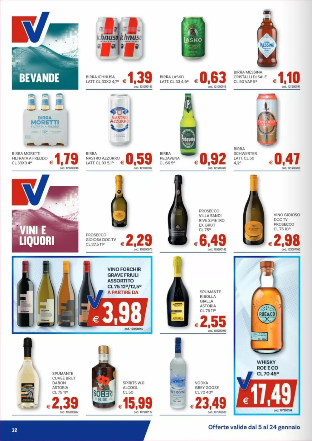 Volantino promozionale Vivo Supermercati  valide dal 05/01/2026 - Pagina 32.