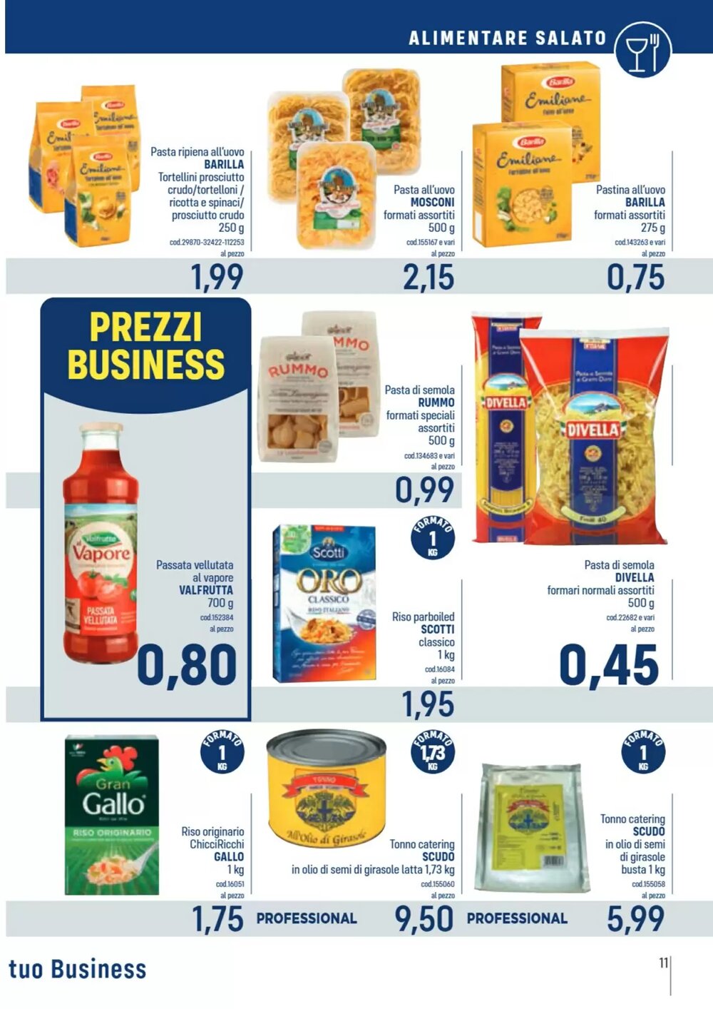 Volantino promozionale Talento Professional Store  valide dal 05/01/2026 - Pagina 11.