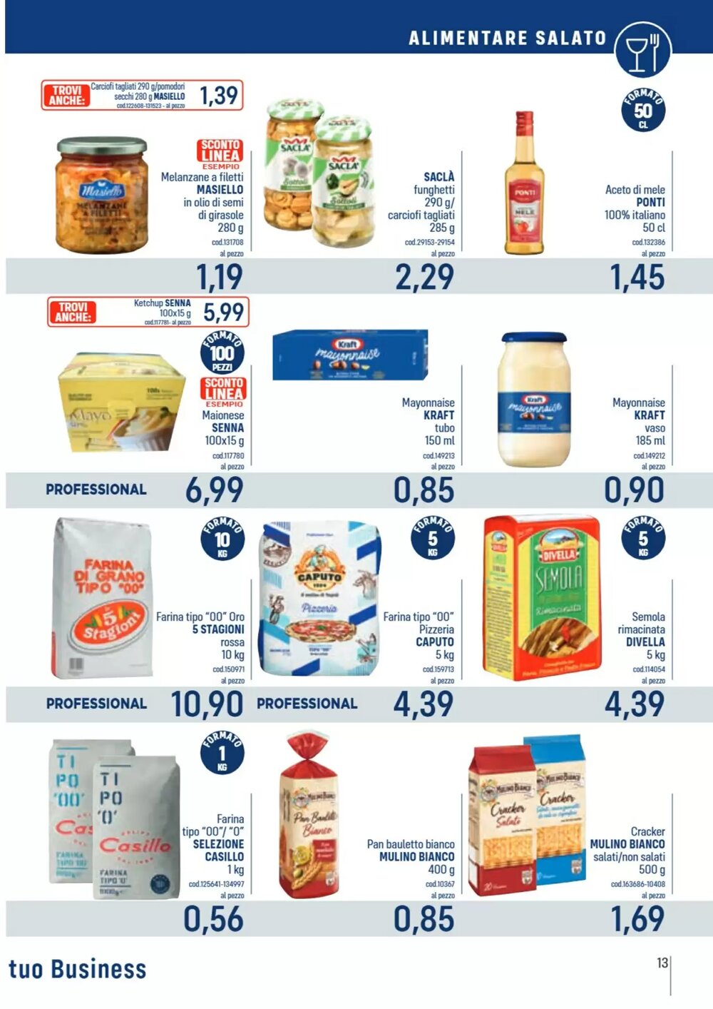 Volantino promozionale Talento Professional Store  valide dal 05/01/2026 - Pagina 13.