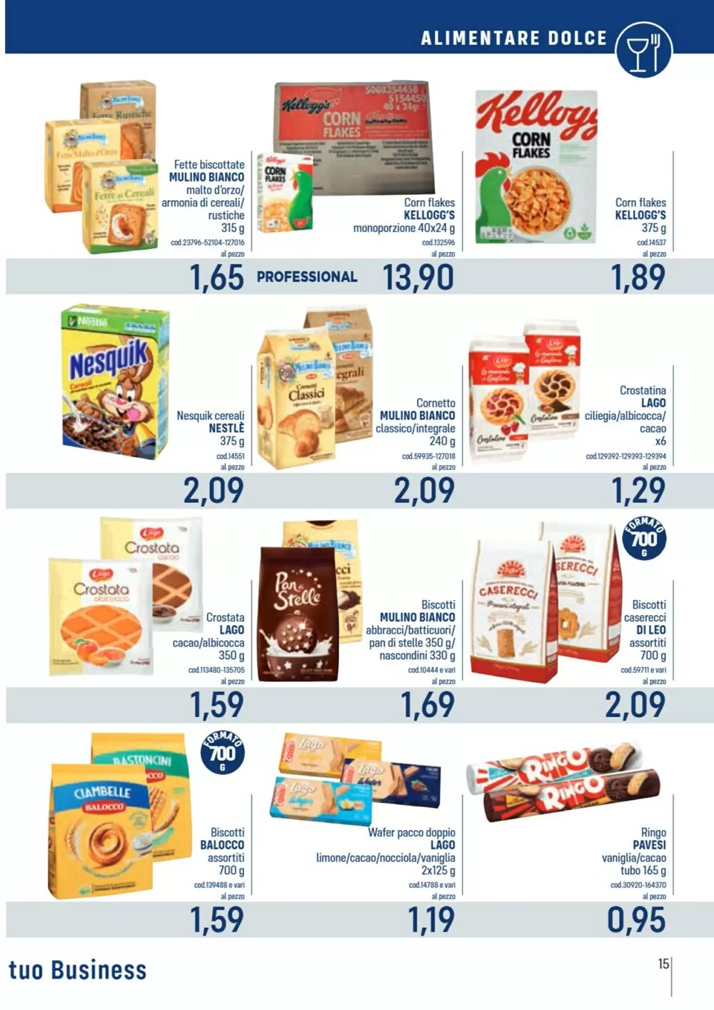 Volantino promozionale Talento Professional Store  valide dal 05/01/2026 - Pagina 15.