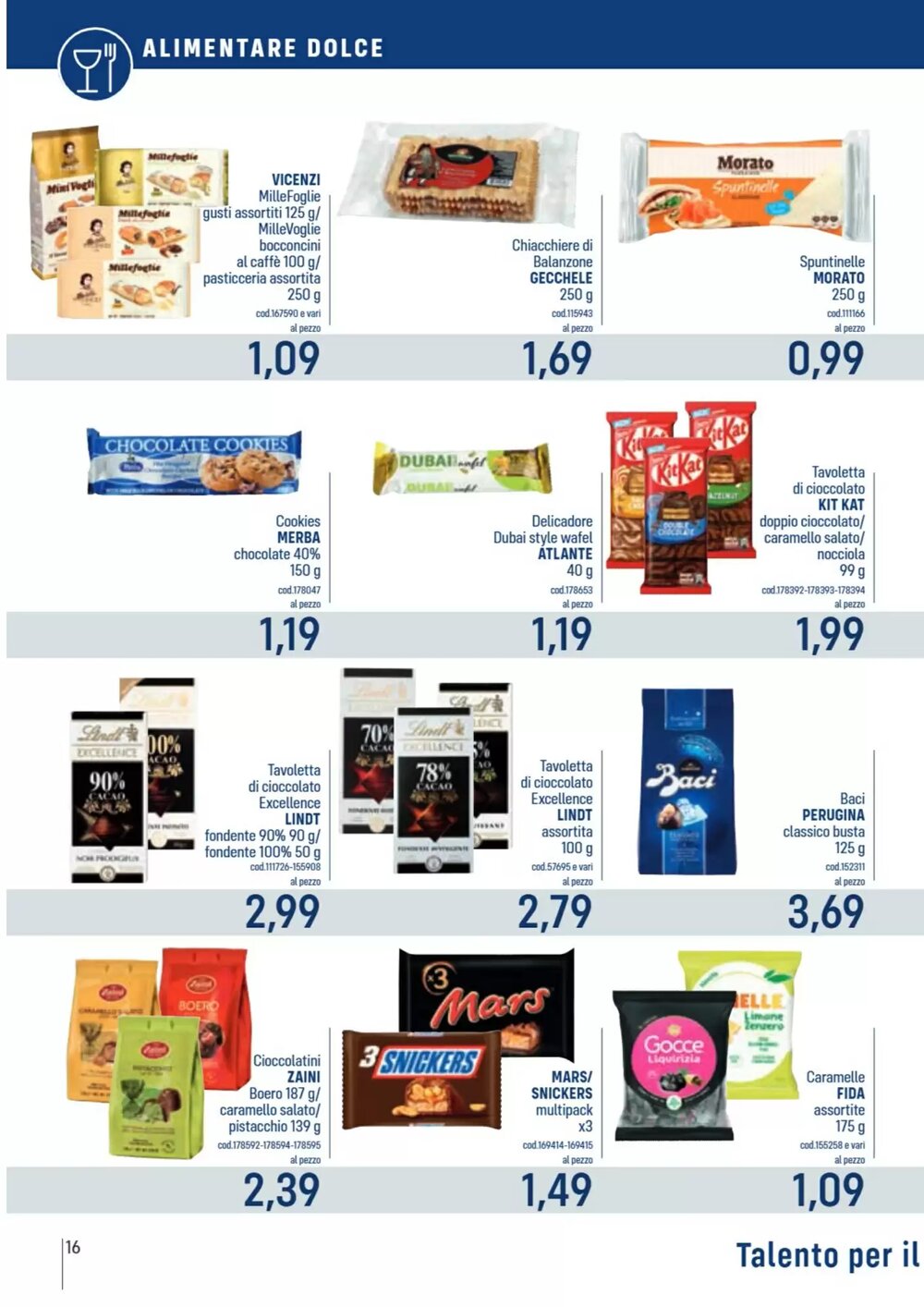 Volantino promozionale Talento Professional Store  valide dal 05/01/2026 - Pagina 16.