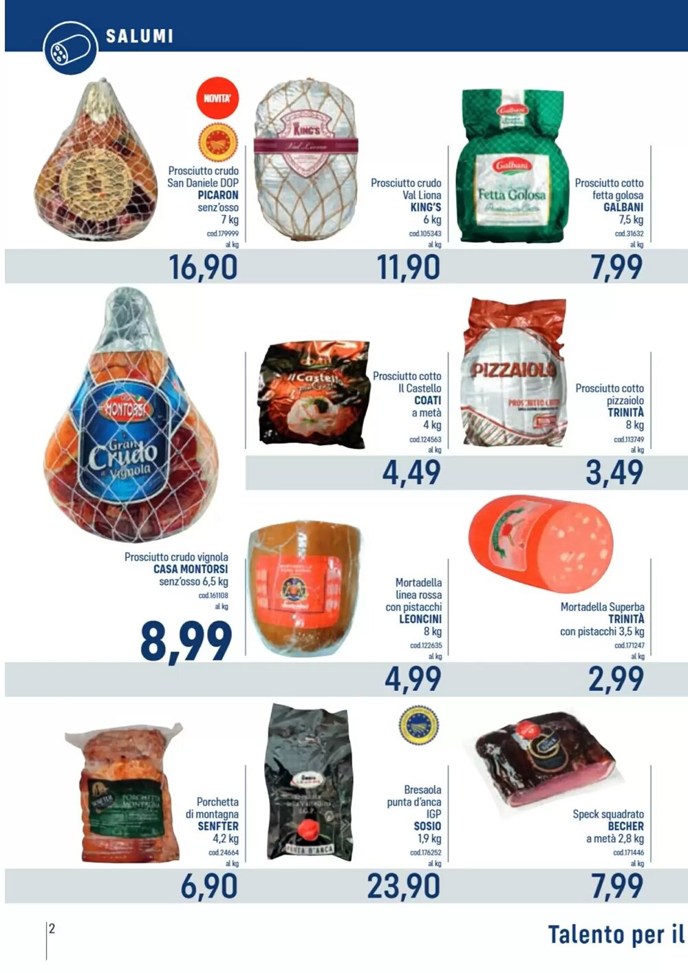 Volantino promozionale Talento Professional Store  valide dal 05/01/2026 - Pagina 2.