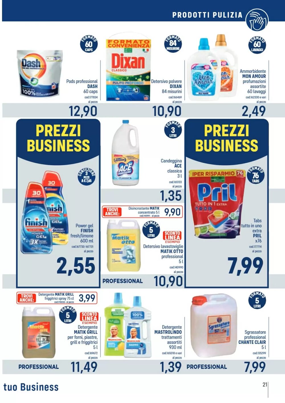Volantino promozionale Talento Professional Store  valide dal 05/01/2026 - Pagina 21.