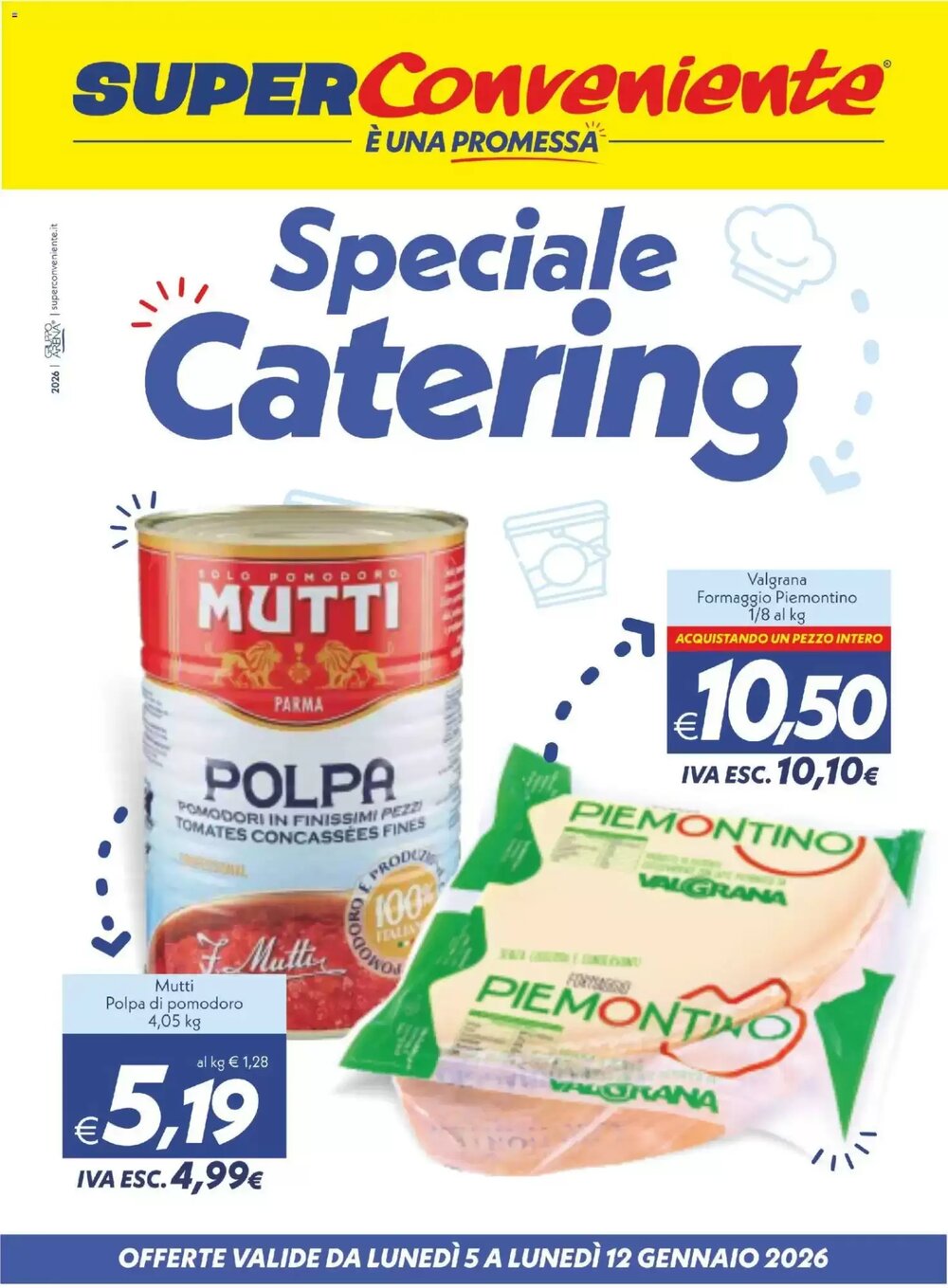 Volantino promozionale Iper Super Conveniente  valide dal 05/01/2026 - Pagina 1.