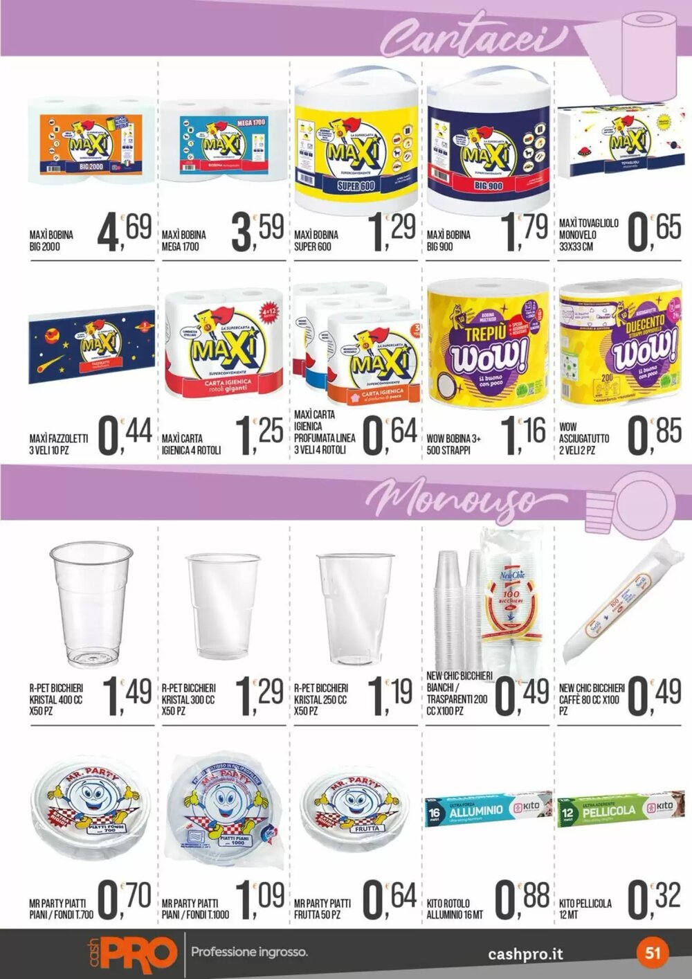 Volantino promozionale Cash pro  valide dal 05/01/2026 - Pagina 63.