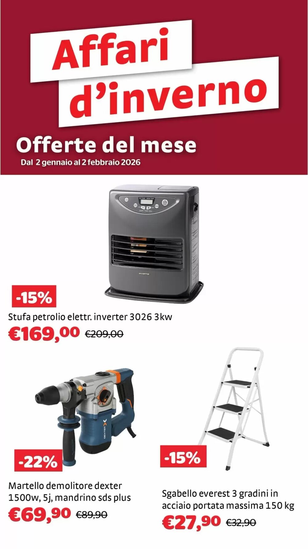 Volantino promozionale Bricocenter  valide dal 05/01/2026 - Pagina 1.