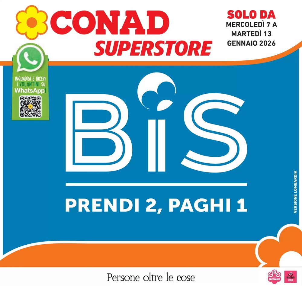 Volantino promozionale Conad Superstore  valide dal 05/01/2026 - Pagina 1.