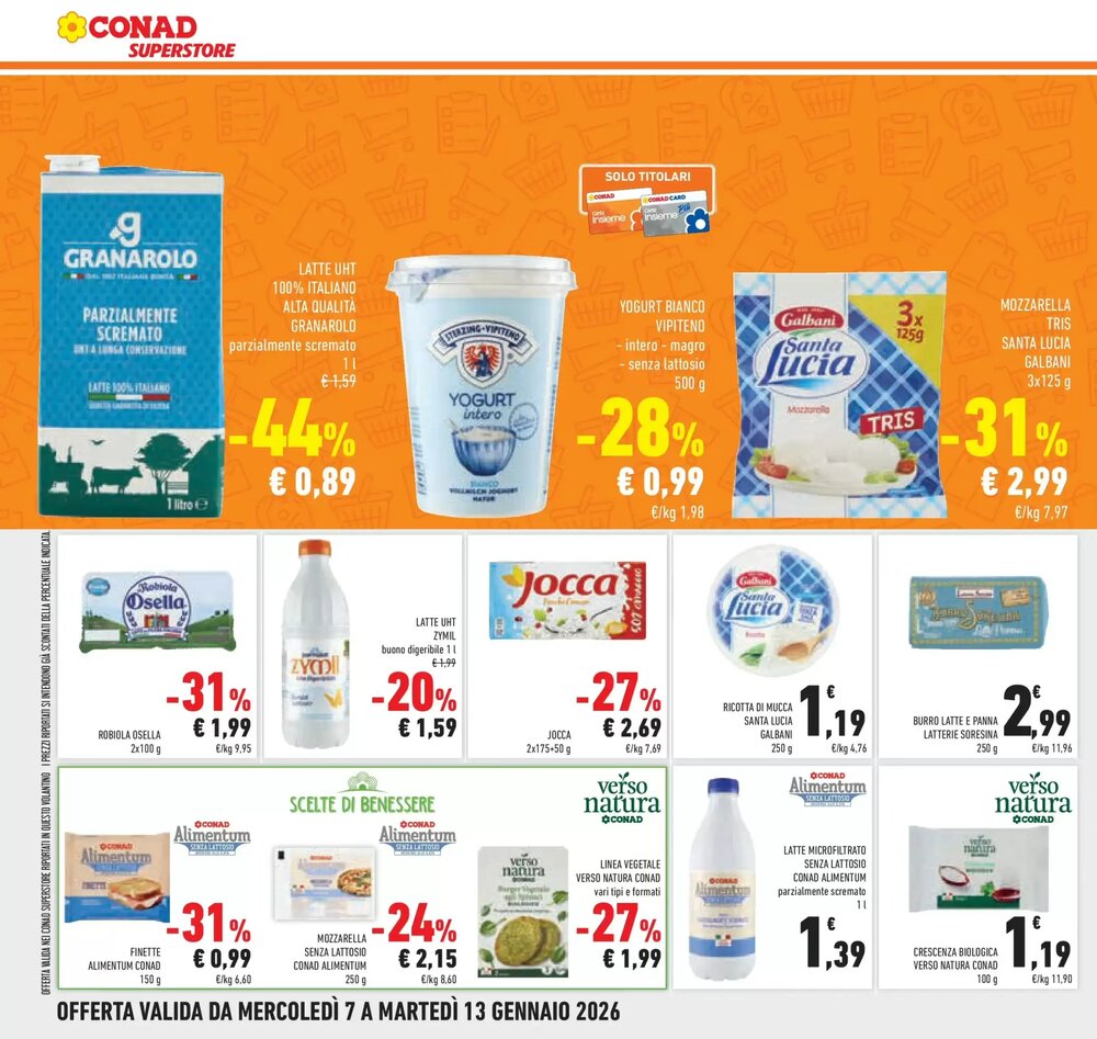 Volantino promozionale Conad Superstore  valide dal 05/01/2026 - Pagina 14.