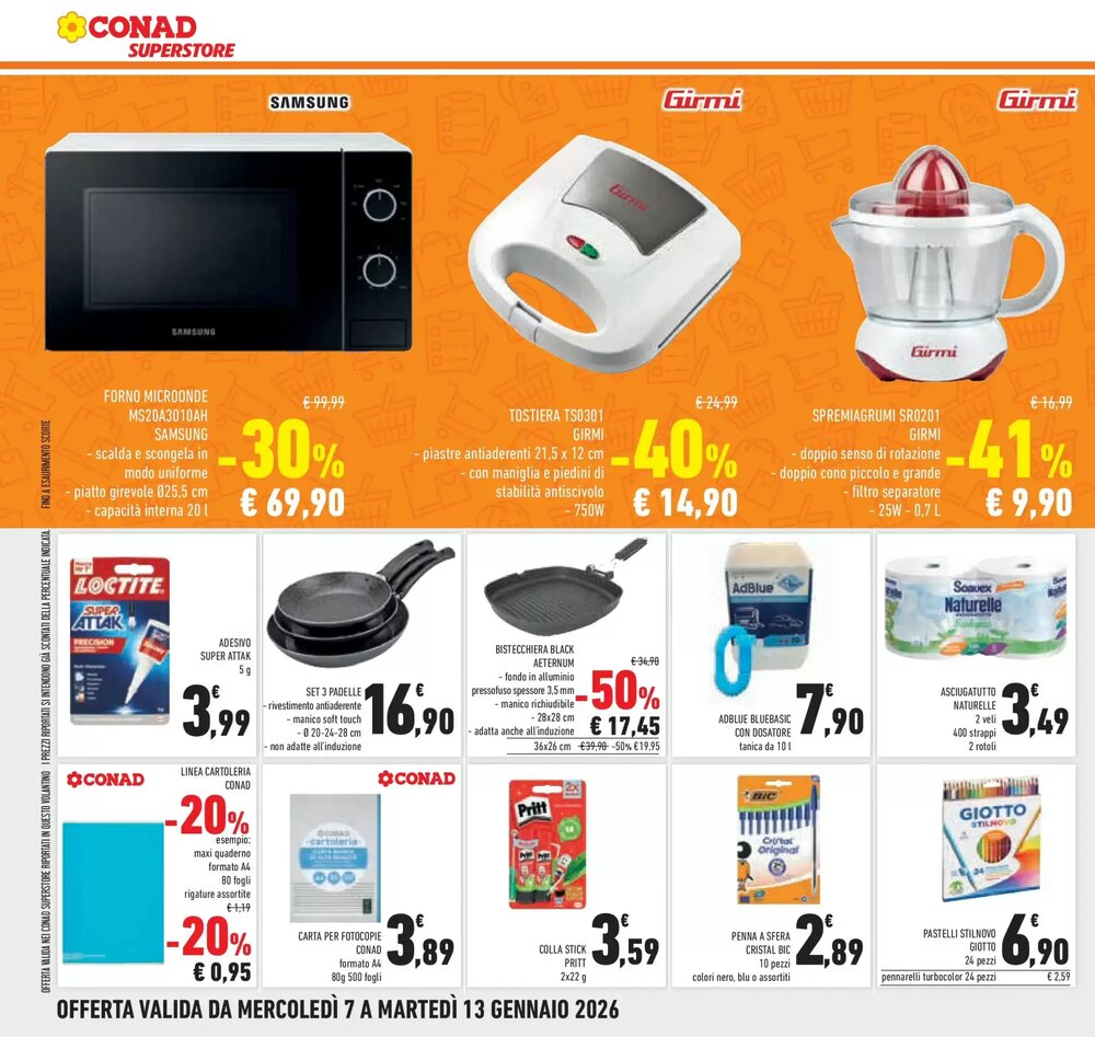 Volantino promozionale Conad Superstore  valide dal 05/01/2026 - Pagina 22.