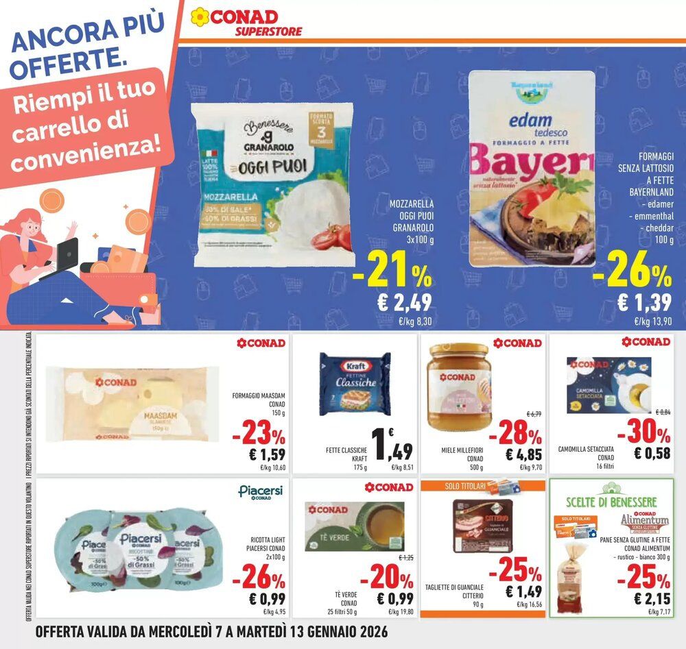 Volantino promozionale Conad Superstore  valide dal 05/01/2026 - Pagina 24.
