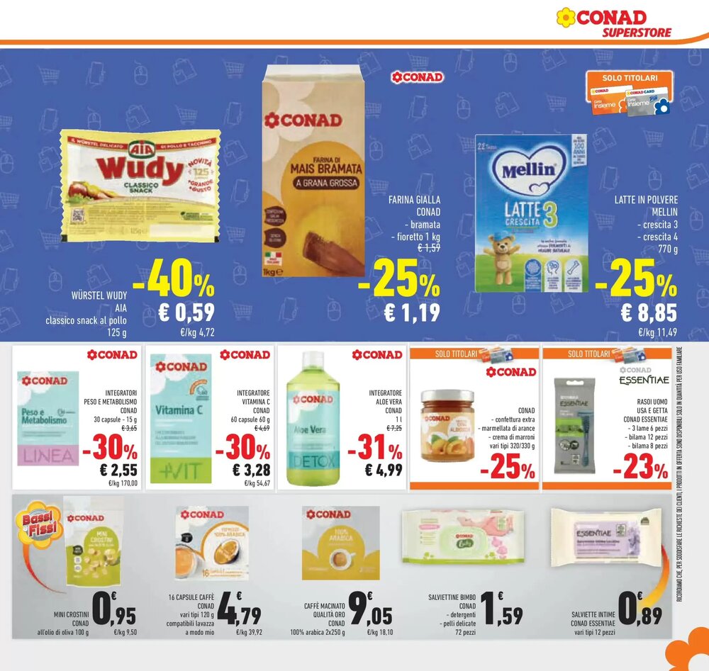 Volantino promozionale Conad Superstore  valide dal 05/01/2026 - Pagina 25.