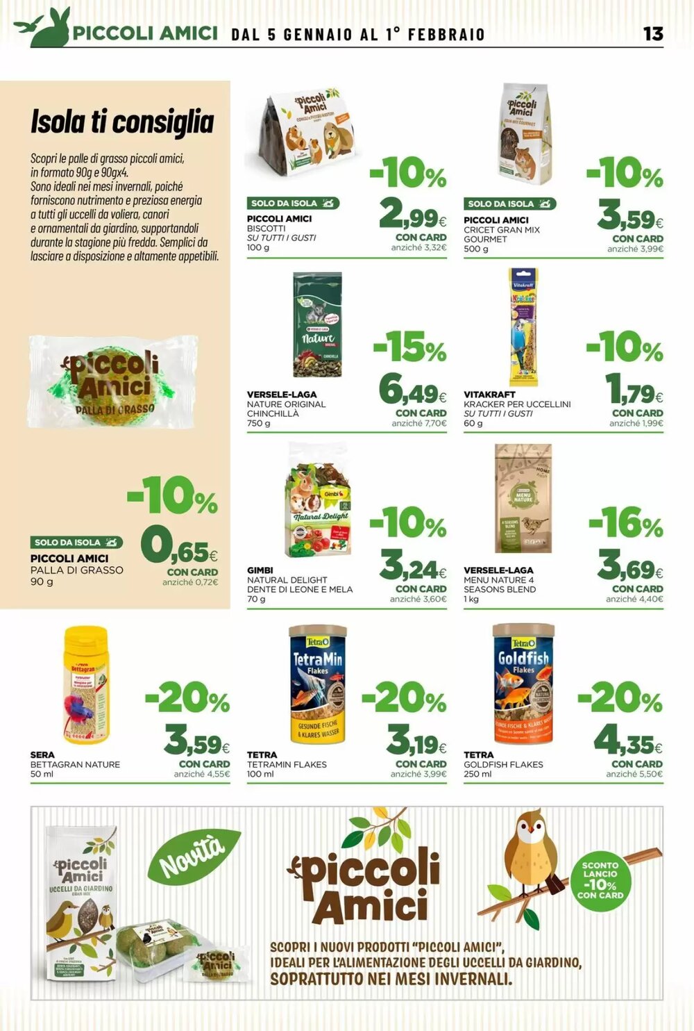 Volantino promozionale L´Isola dei Tesori  valide dal 05/01/2026 - Pagina 13.