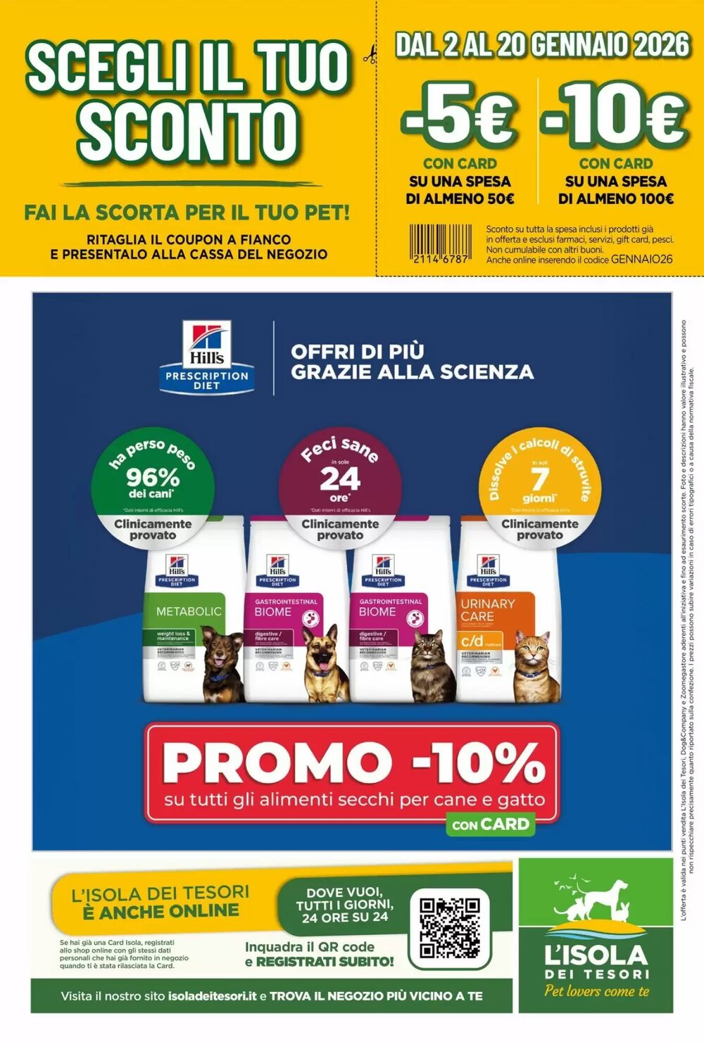 Volantino promozionale L´Isola dei Tesori  valide dal 05/01/2026 - Pagina 16.