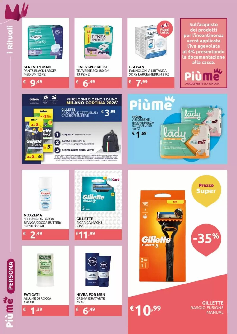 Volantino promozionale PiùMe  valide dal 05/01/2026 - Pagina 14.