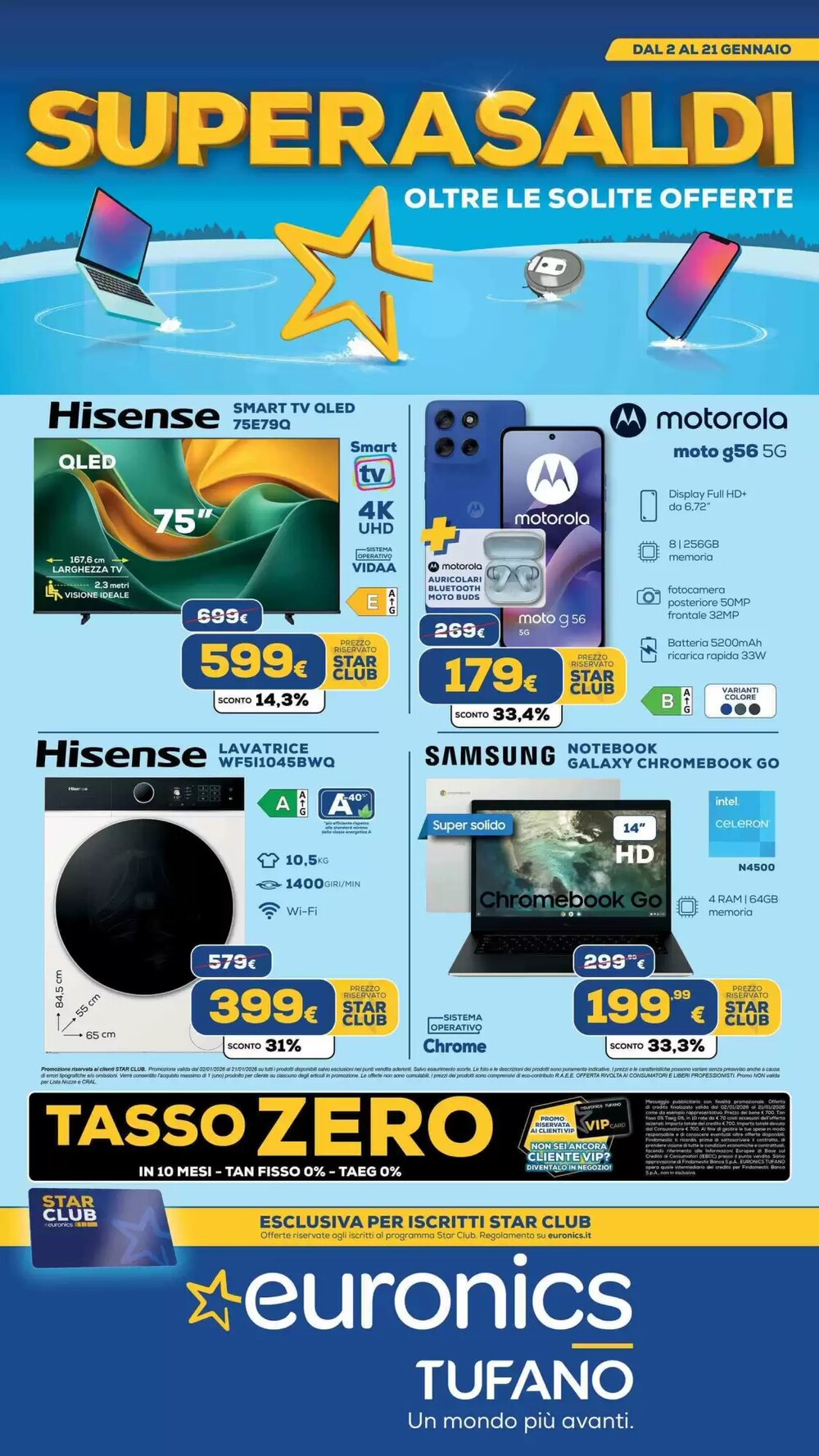 Volantino promozionale Euronics  valide dal 05/01/2026 - Pagina 1.