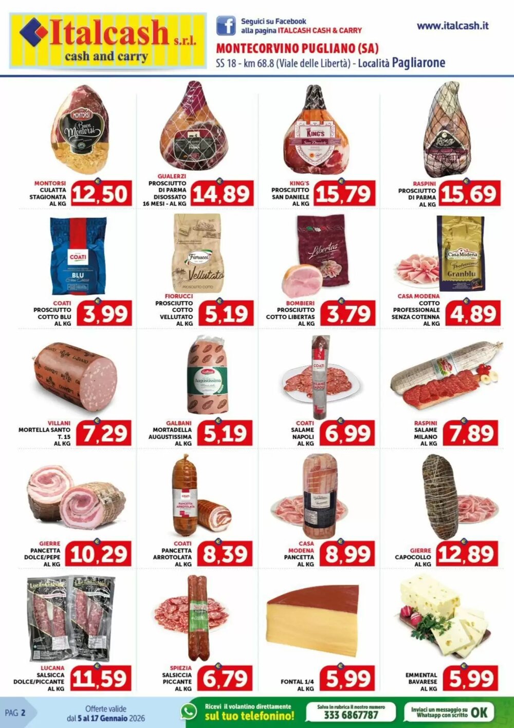 Volantino promozionale Italcash Cash & Carry  valide dal 06/01/2026 - Pagina 2.