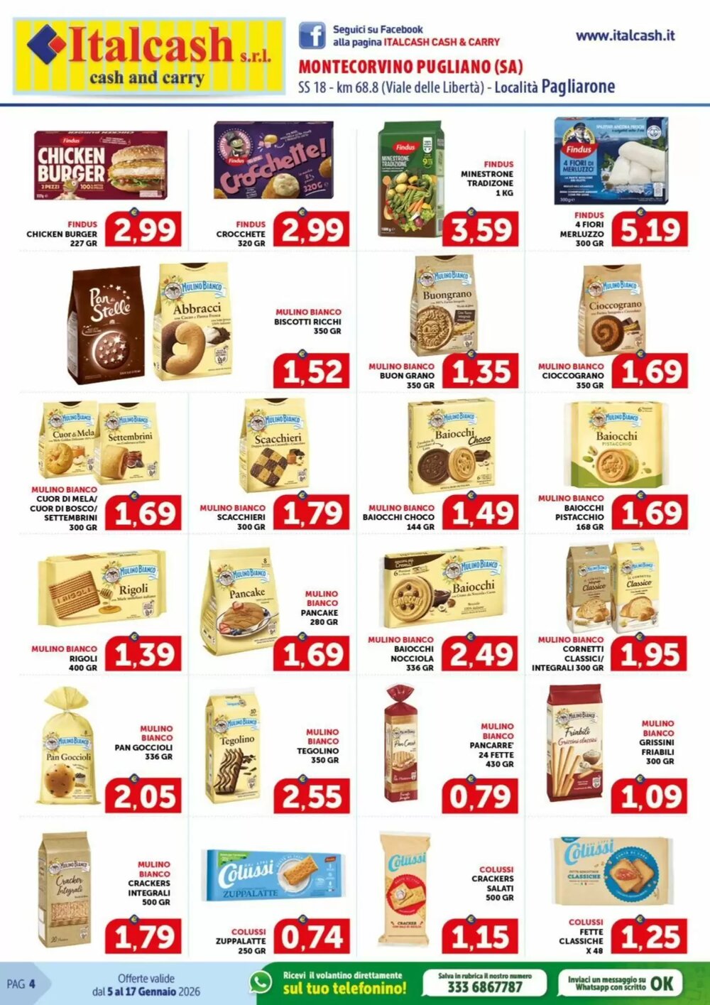 Volantino promozionale Italcash Cash & Carry  valide dal 06/01/2026 - Pagina 4.