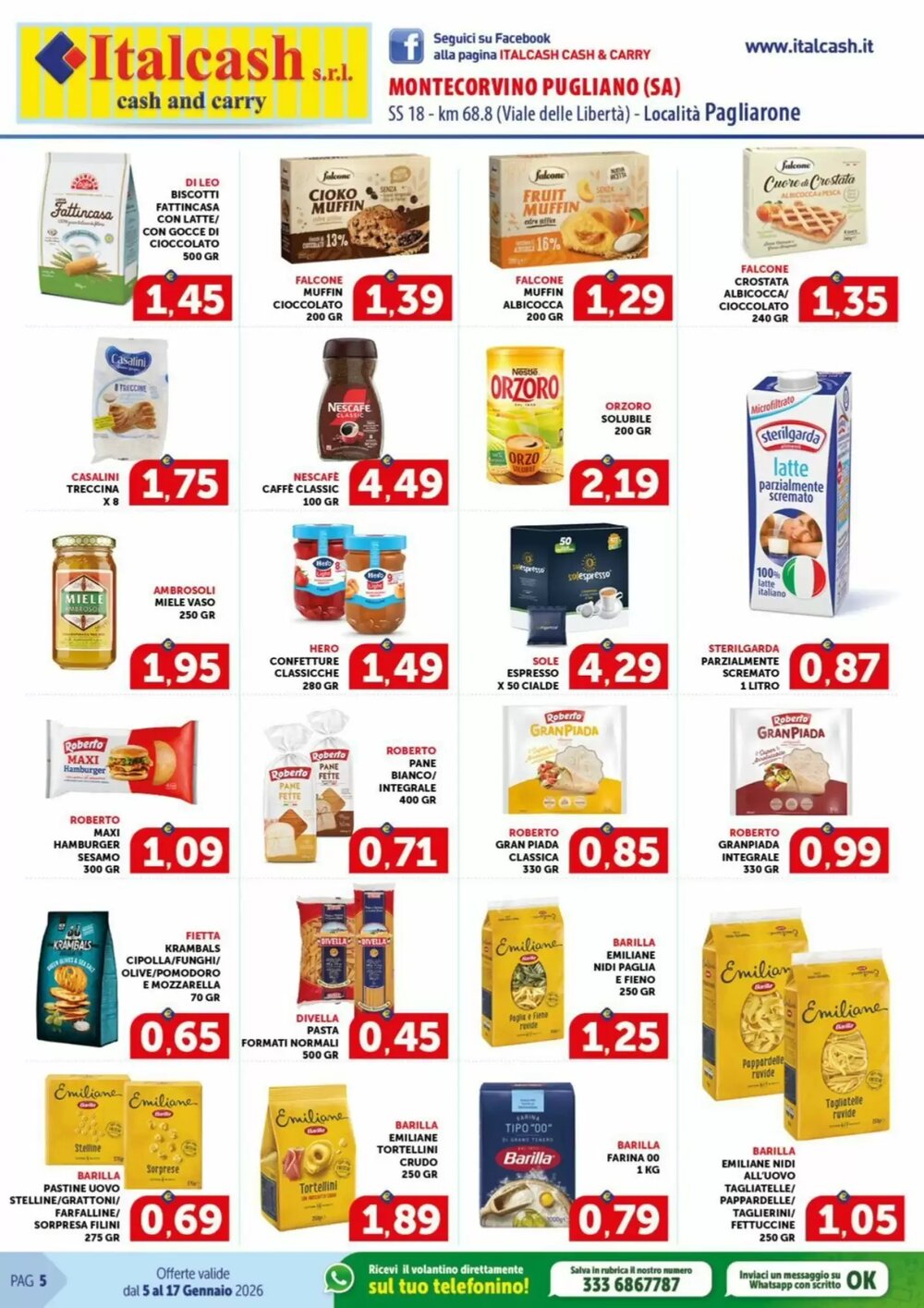 Volantino promozionale Italcash Cash & Carry  valide dal 06/01/2026 - Pagina 5.