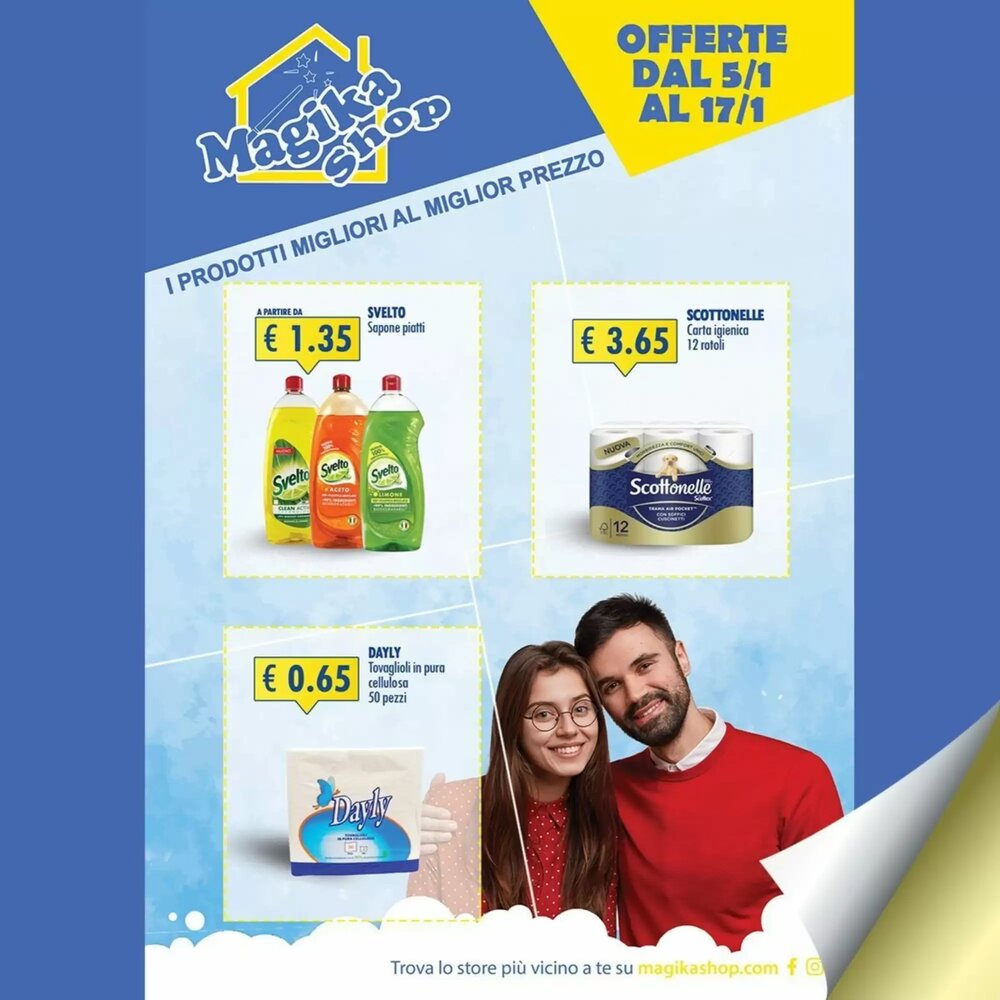 Volantino promozionale Magika Shop  valide dal 06/01/2026 - Pagina 1.
