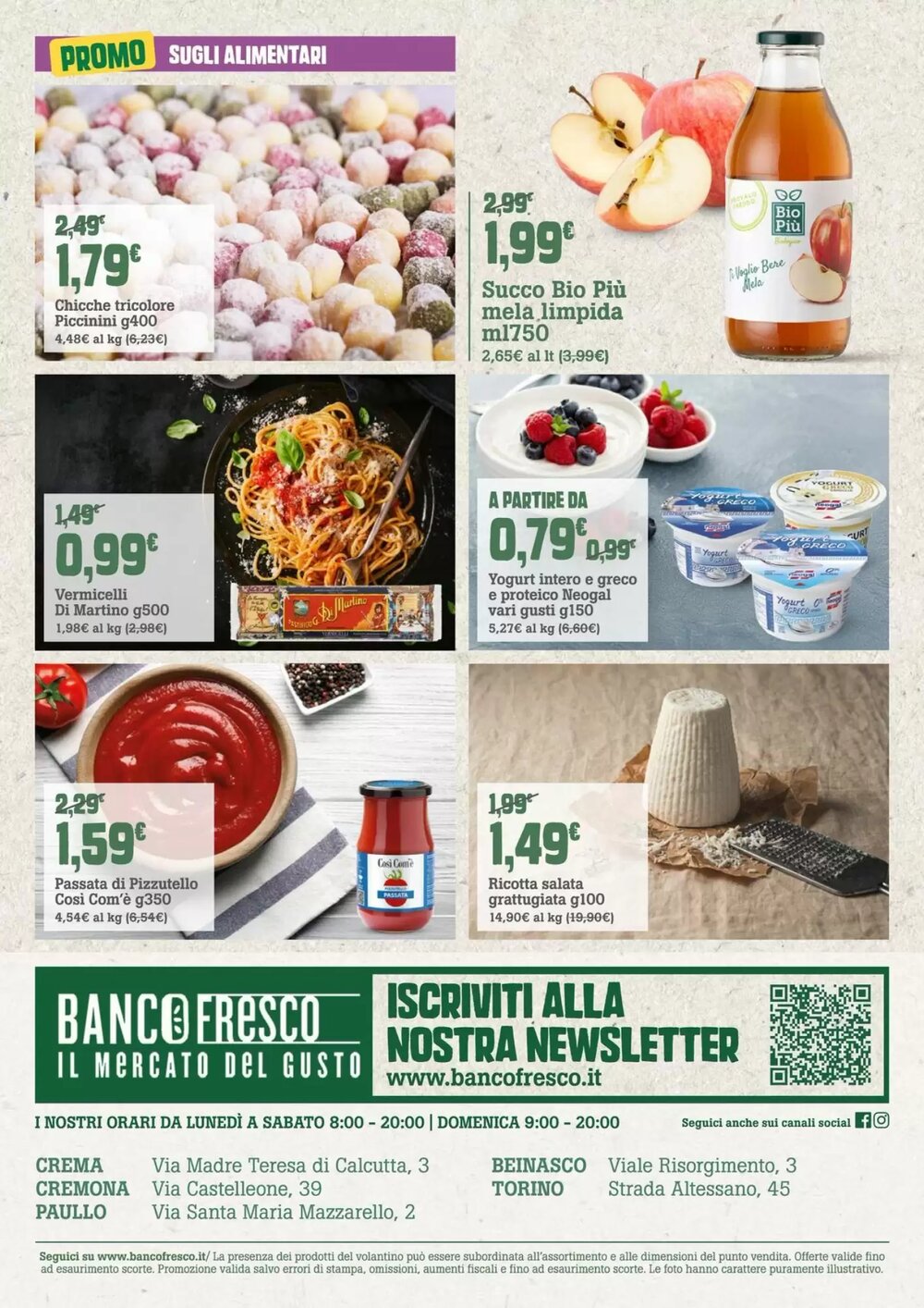 Volantino promozionale Banco Fresco  valide dal 06/01/2026 - Pagina 4.