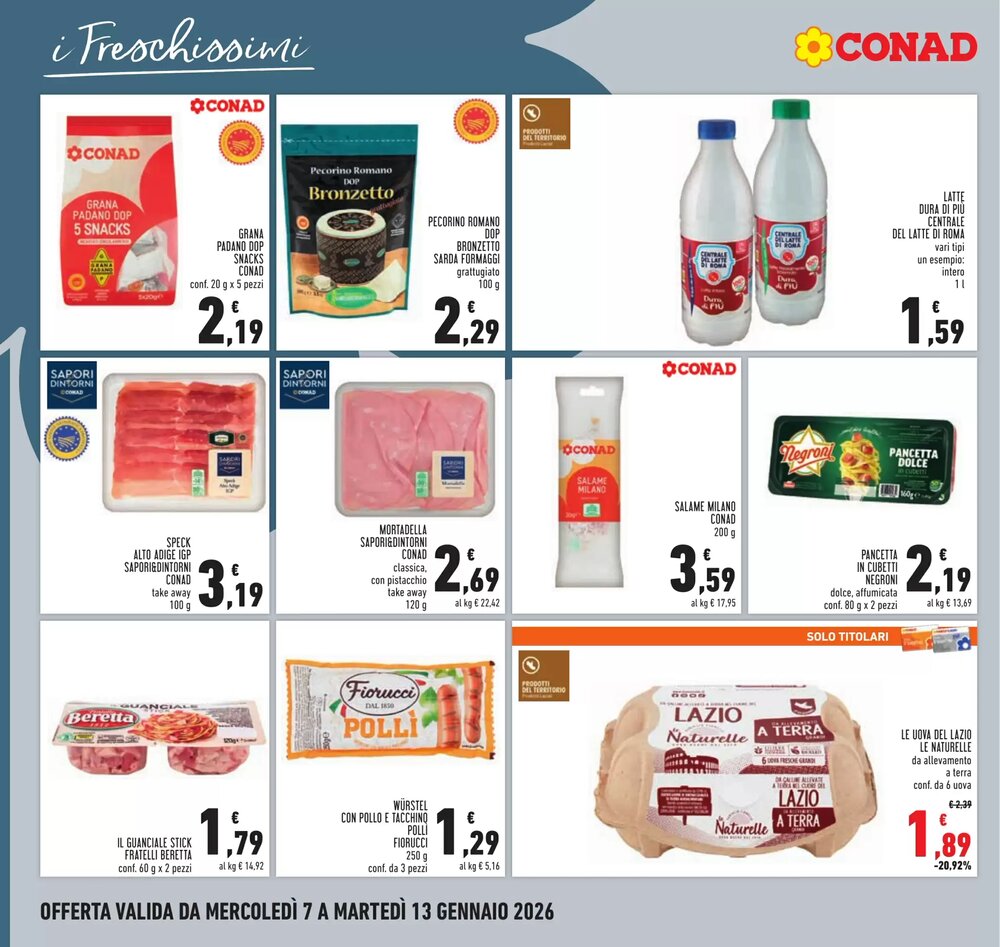 Volantino promozionale Conad  valide dal 07/01/2026 - Pagina 12.