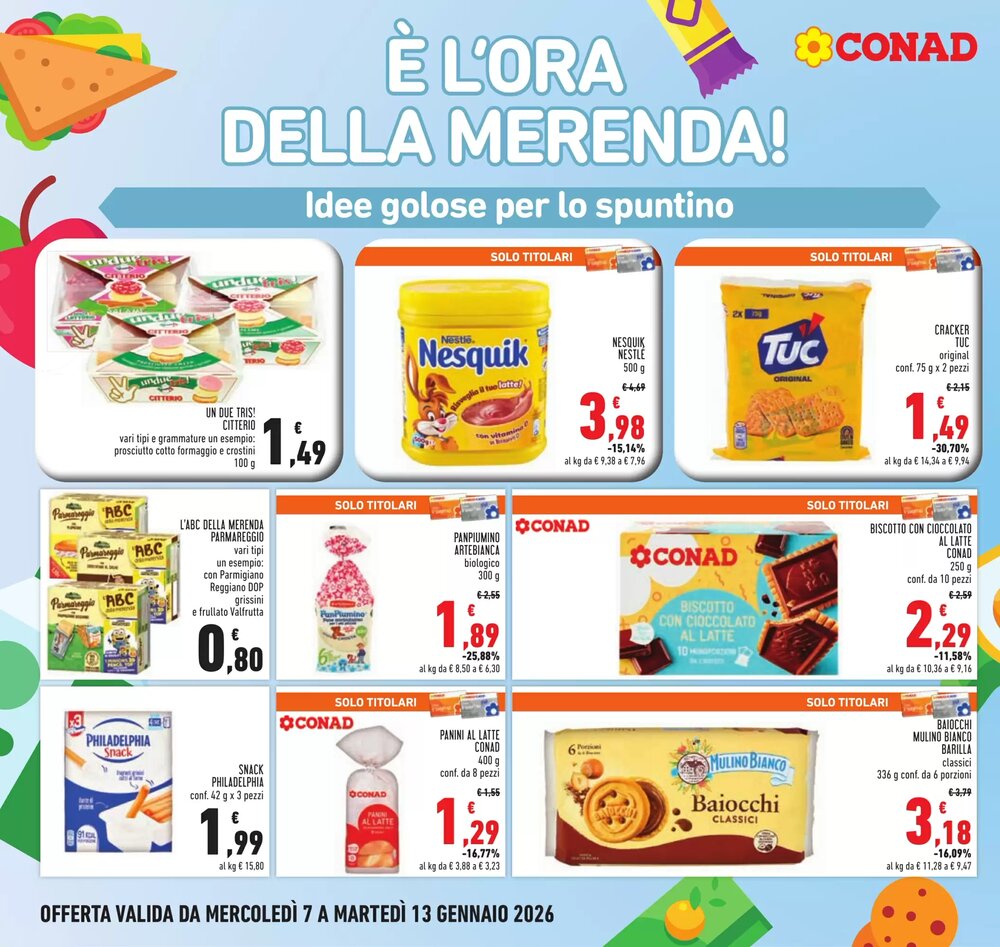 Volantino promozionale Conad  valide dal 07/01/2026 - Pagina 16.