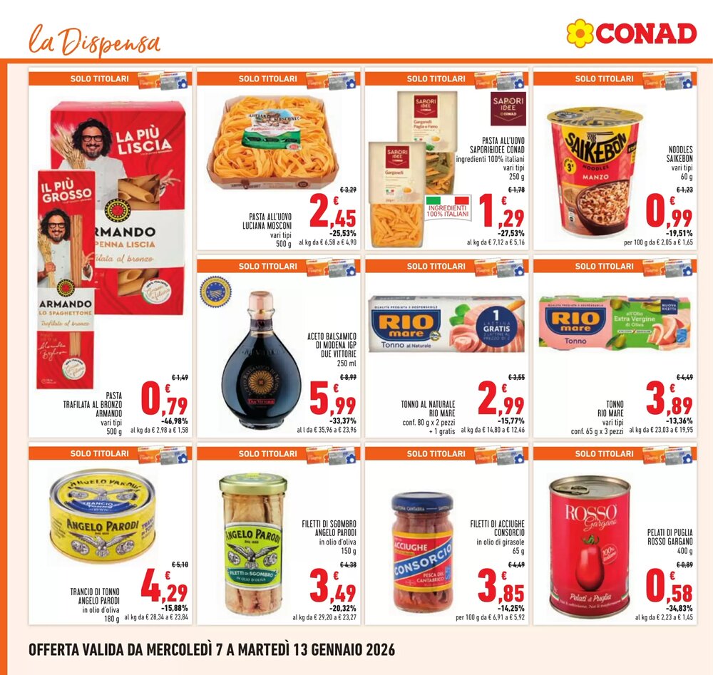 Volantino promozionale Conad  valide dal 07/01/2026 - Pagina 18.