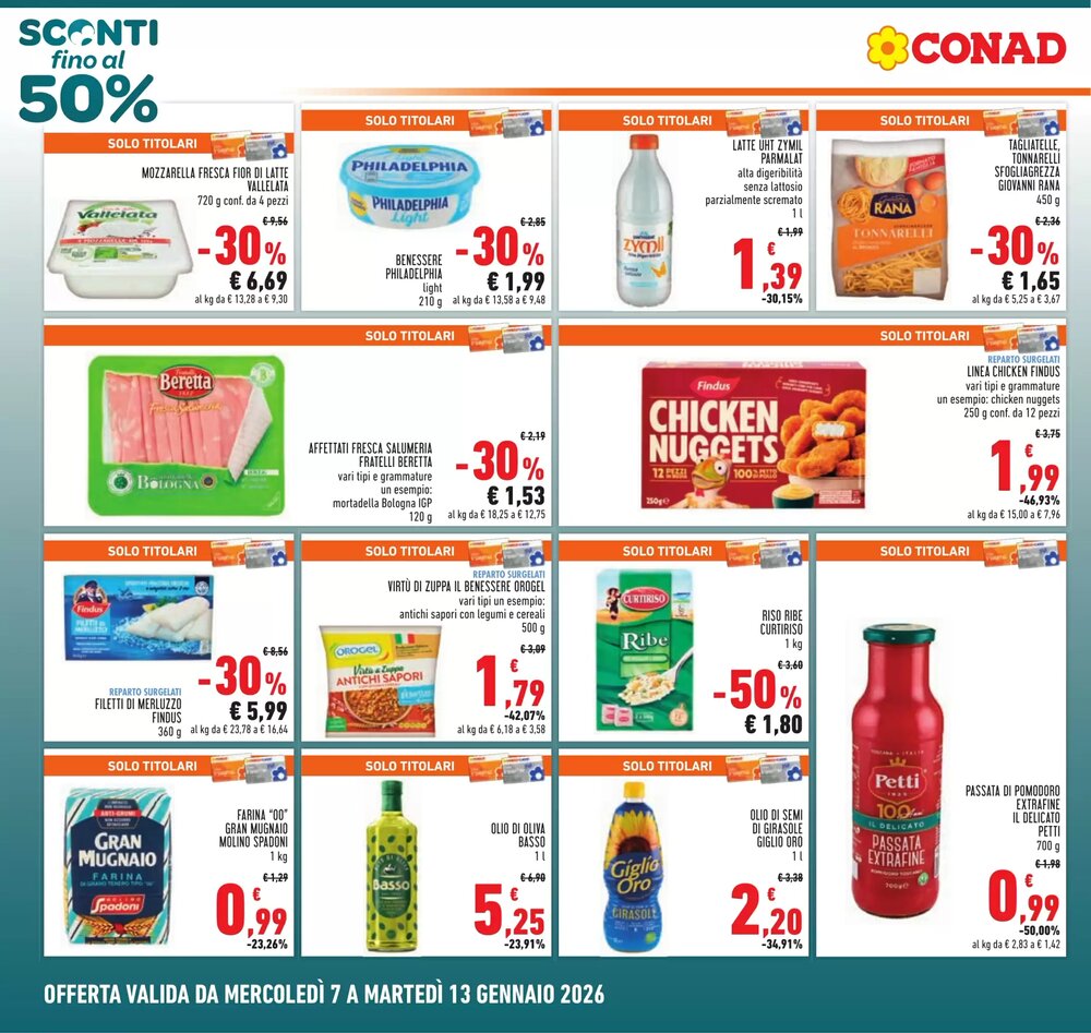 Volantino promozionale Conad  valide dal 07/01/2026 - Pagina 2.