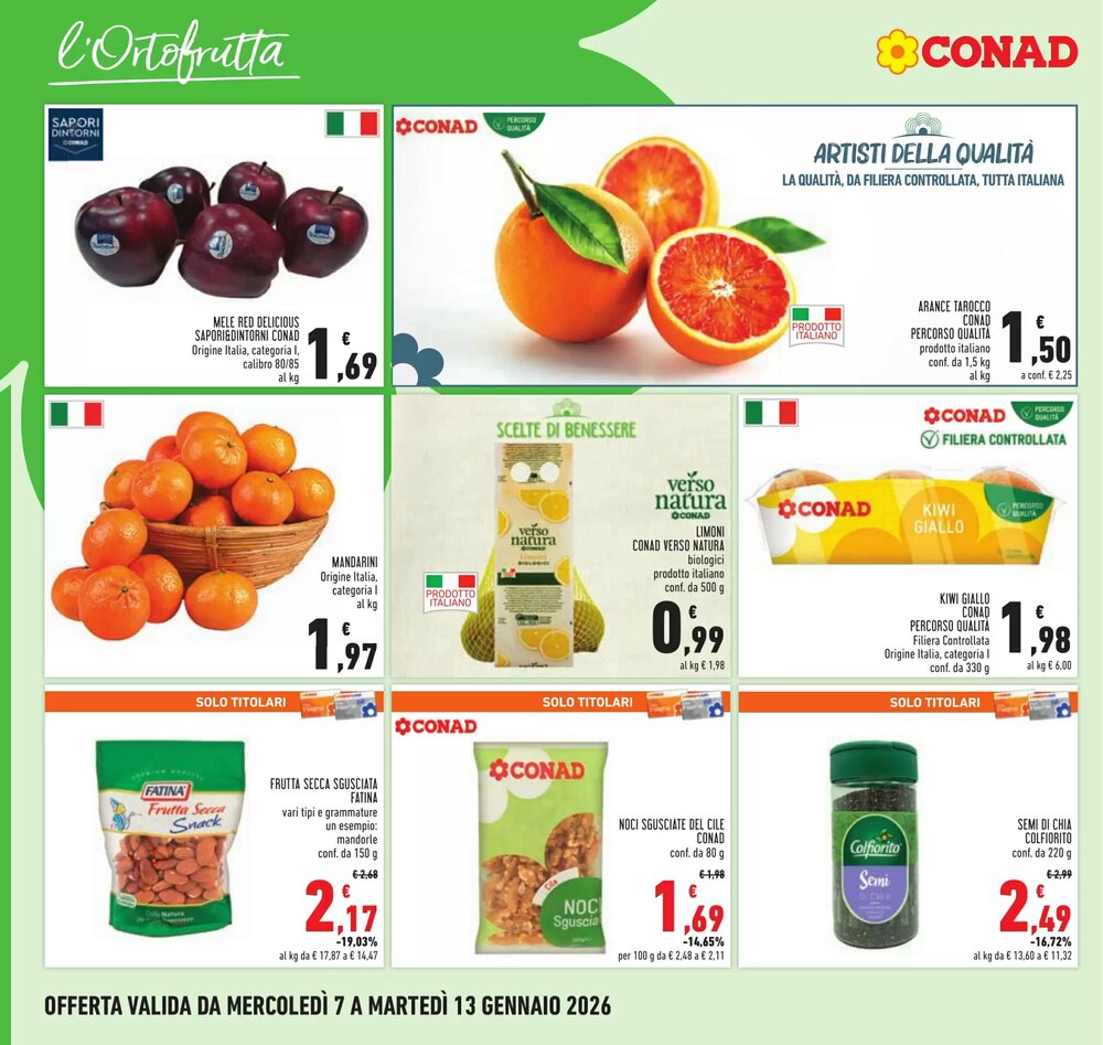 Volantino promozionale Conad  valide dal 07/01/2026 - Pagina 8.