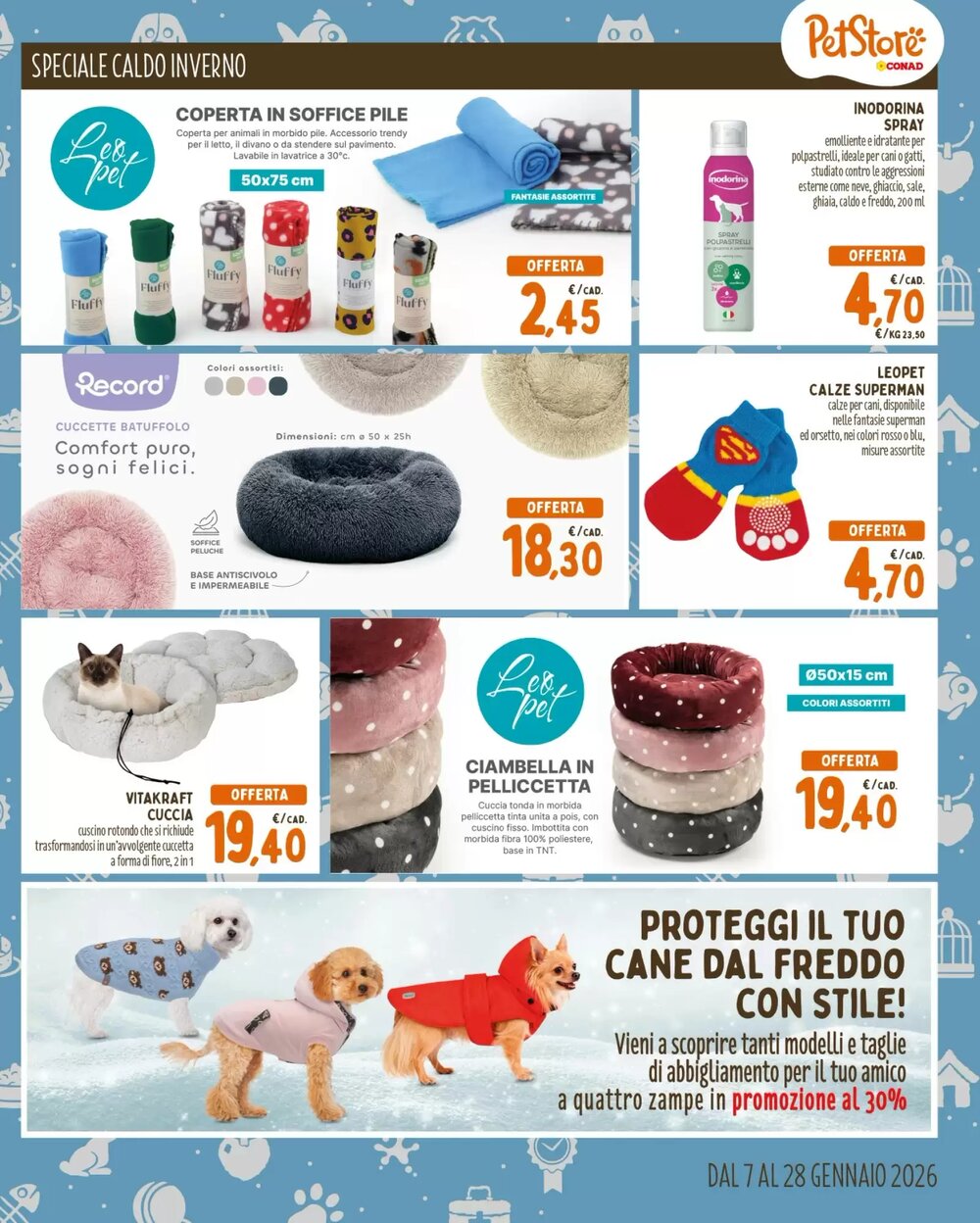 Volantino promozionale Pet Store Conad  valide dal 07/01/2026 - Pagina 7.