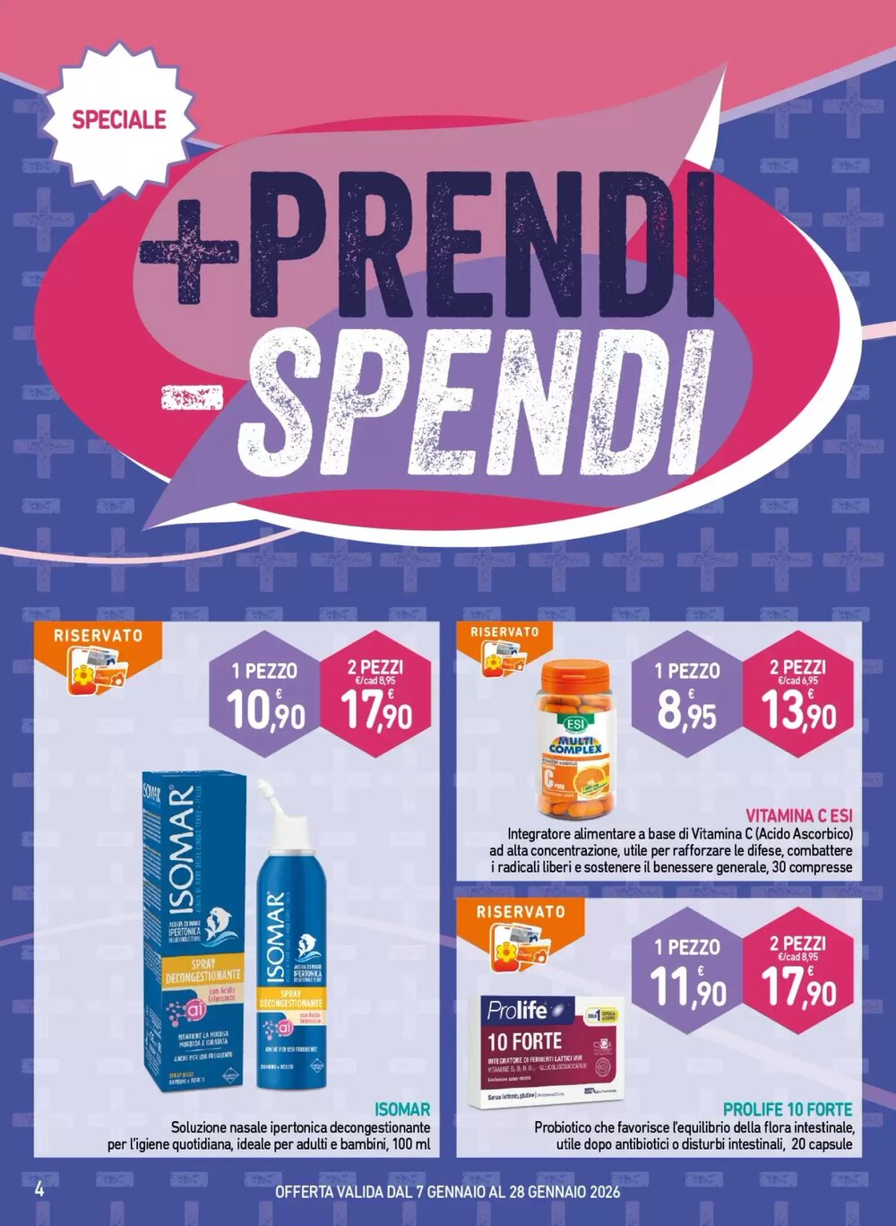 Volantino promozionale Conad  valide dal 07/01/2026 - Pagina 4.