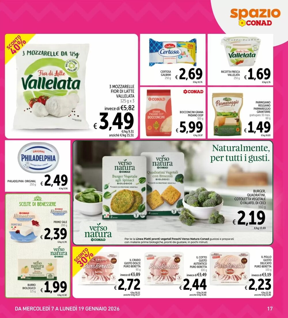 Volantino promozionale Spazio Conad  valide dal 07/01/2026 - Pagina 17.