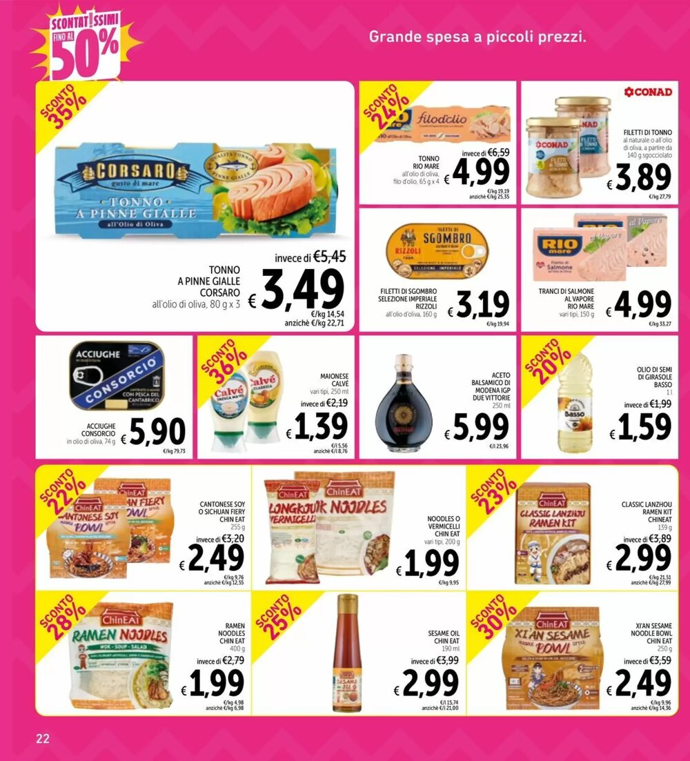 Volantino promozionale Spazio Conad  valide dal 07/01/2026 - Pagina 22.