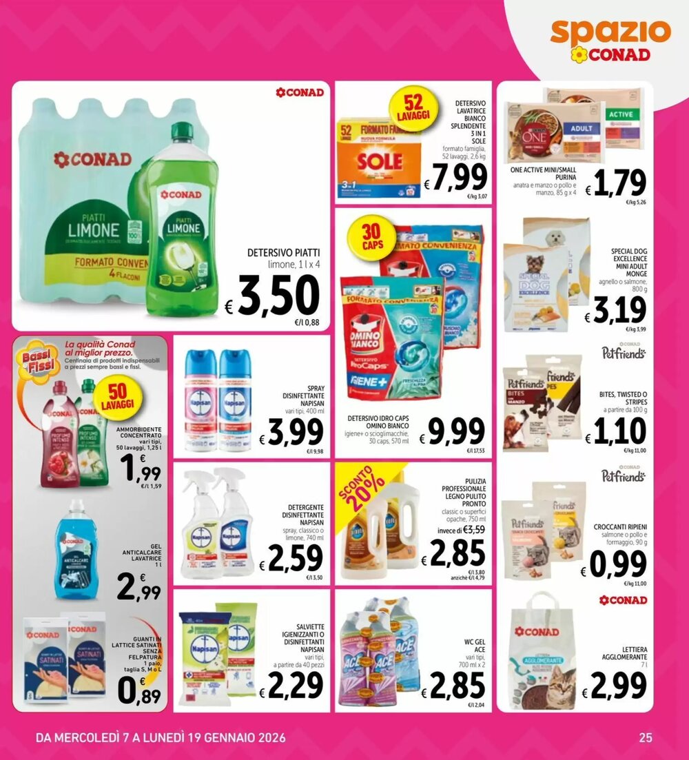 Volantino promozionale Spazio Conad  valide dal 07/01/2026 - Pagina 25.