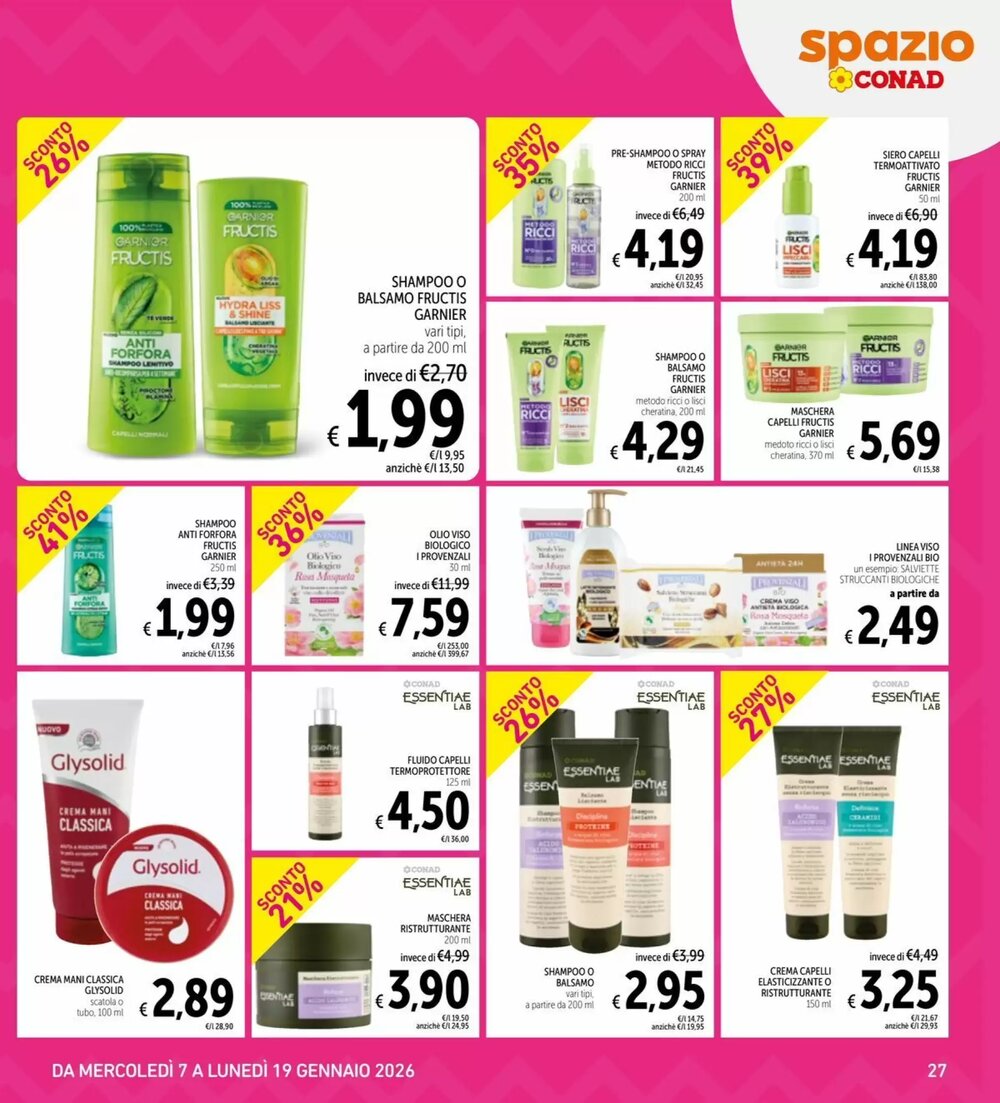 Volantino promozionale Spazio Conad  valide dal 07/01/2026 - Pagina 27.