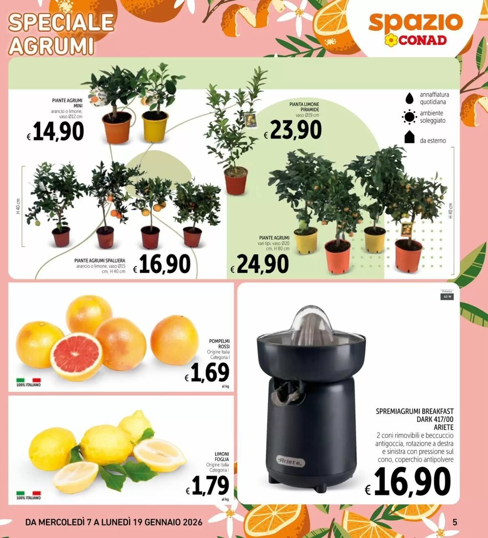 Volantino promozionale Spazio Conad  valide dal 07/01/2026 - Pagina 5.