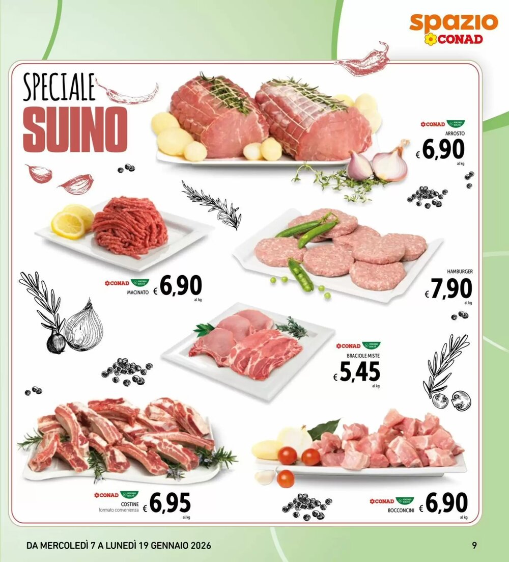 Volantino promozionale Spazio Conad  valide dal 07/01/2026 - Pagina 9.