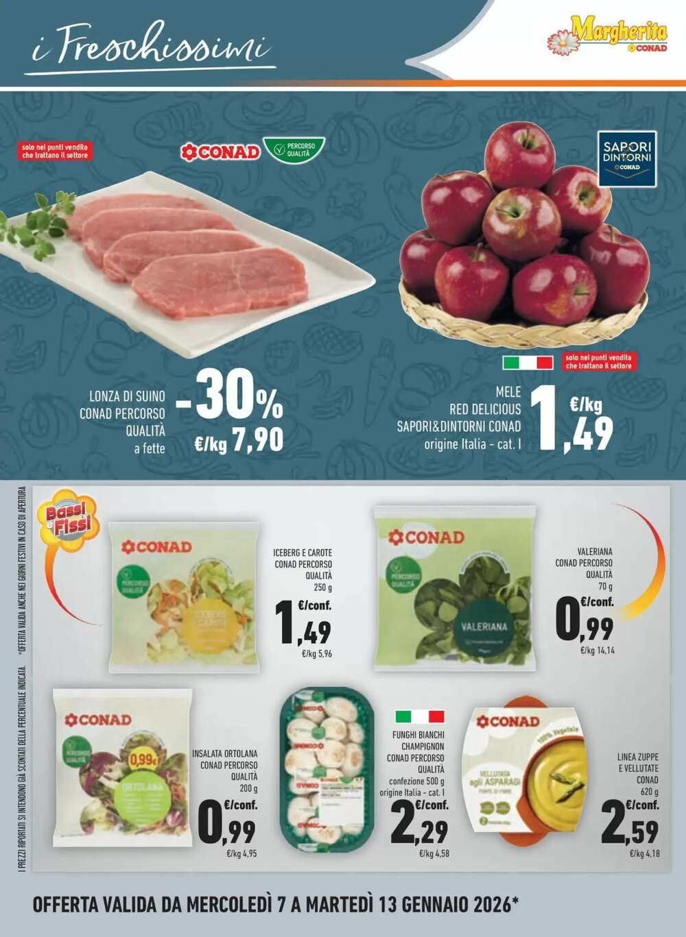 Volantino promozionale Conad Margherita  valide dal 07/01/2026 - Pagina 12.