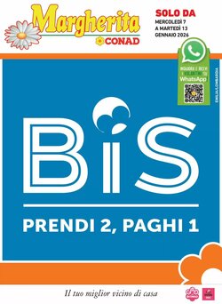 Volantino promozionale Conad Margherita  valide dal 07/01/2026 - Pagina 1.
