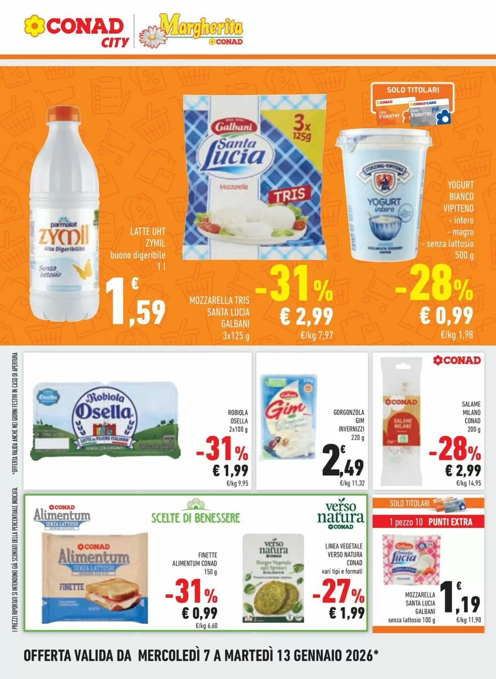 Volantino promozionale Conad Margherita  valide dal 07/01/2026 - Pagina 4.