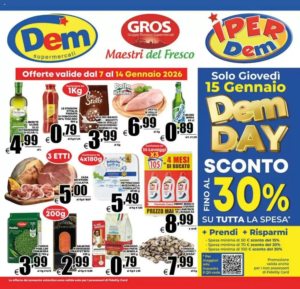 Volantino promozionale DEM  valide dal 07/01/2026 - Pagina 1.